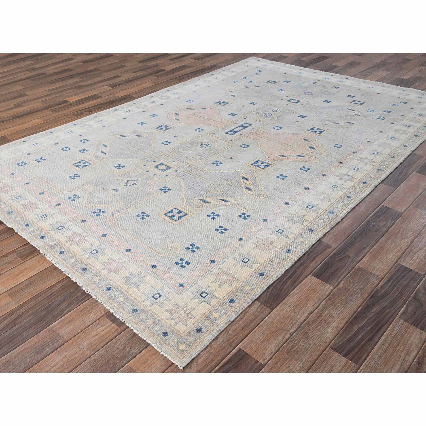 Oushak-And-Peshawar-Hand-Knotted-Rug-10525