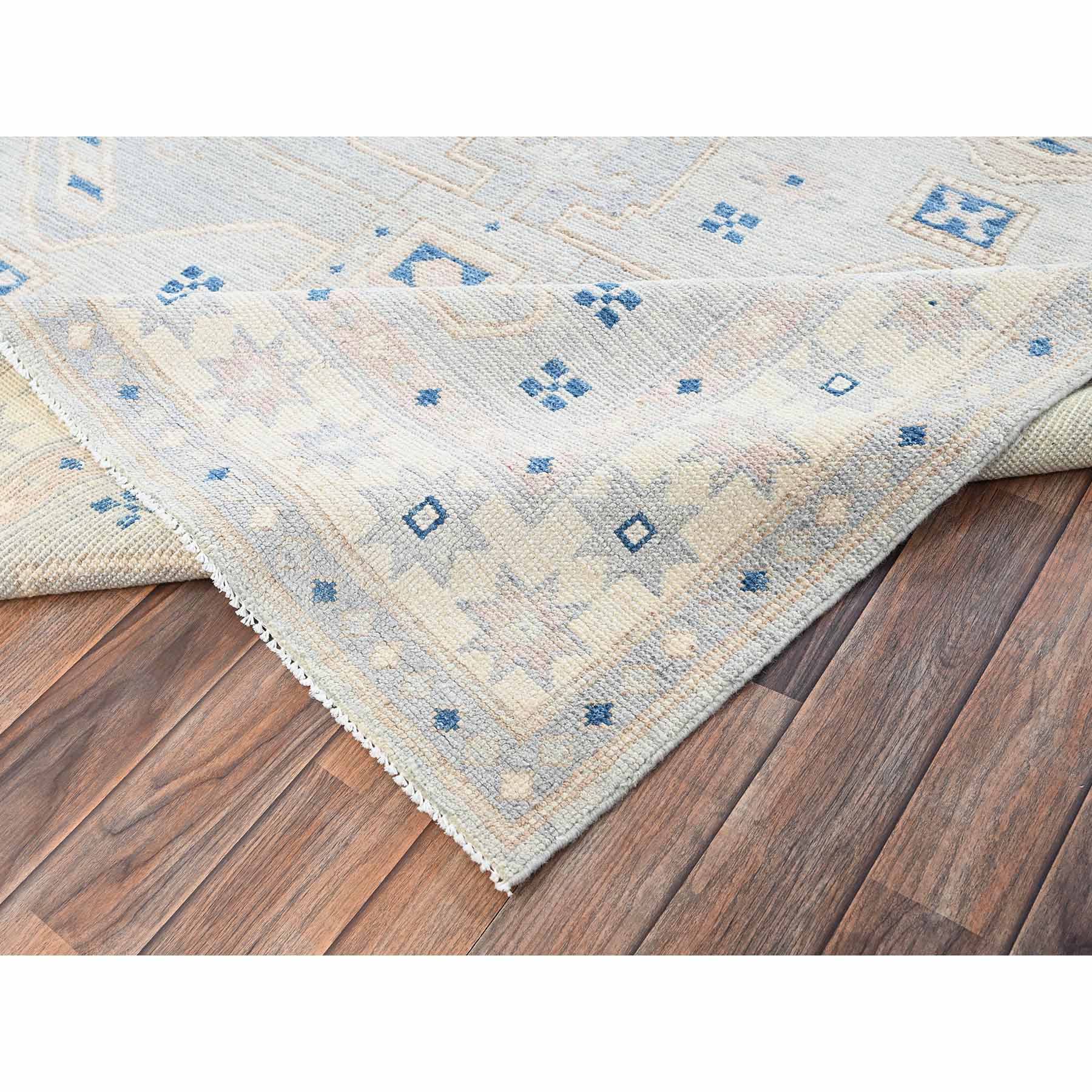 Oushak-And-Peshawar-Hand-Knotted-Rug-10525