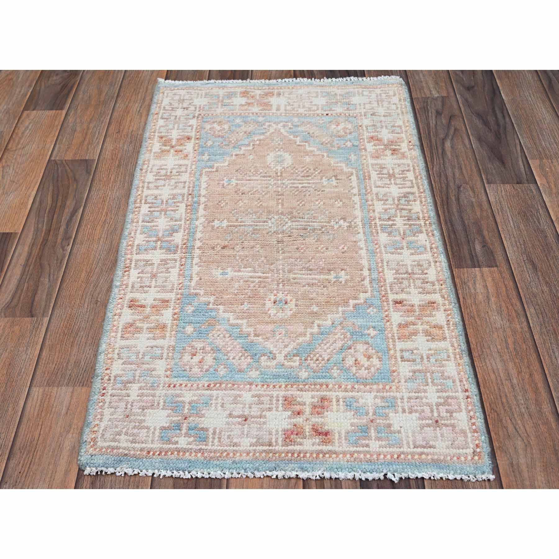 Oushak-And-Peshawar-Hand-Knotted-Rug-10580