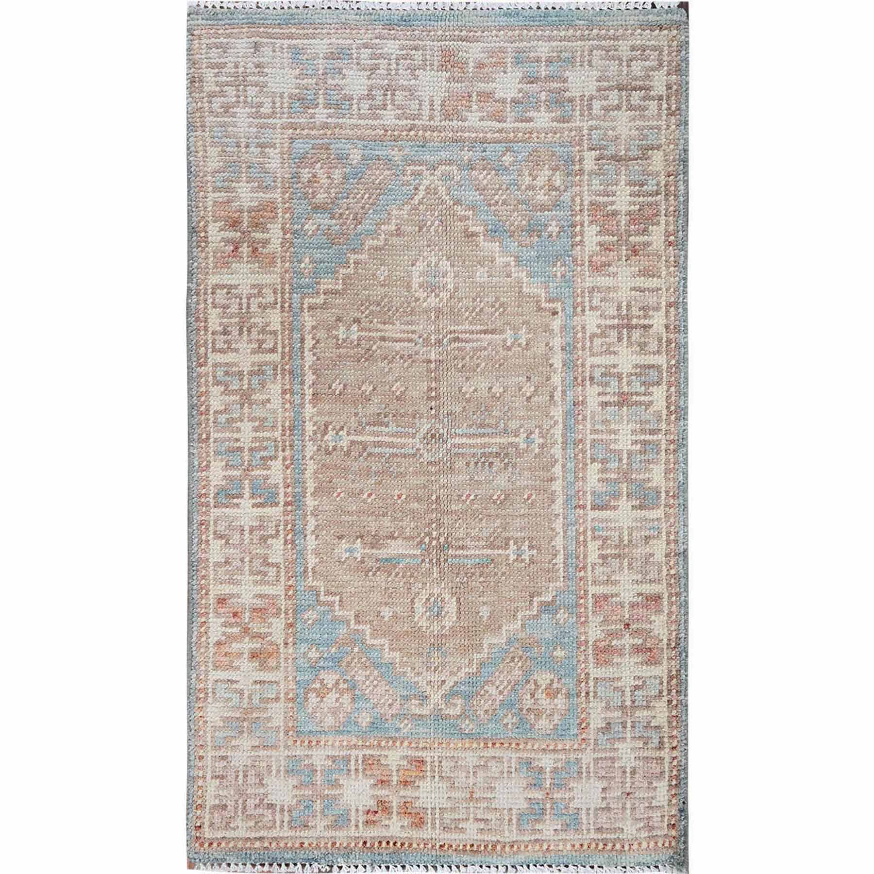 Oushak-And-Peshawar-Hand-Knotted-Rug-10585