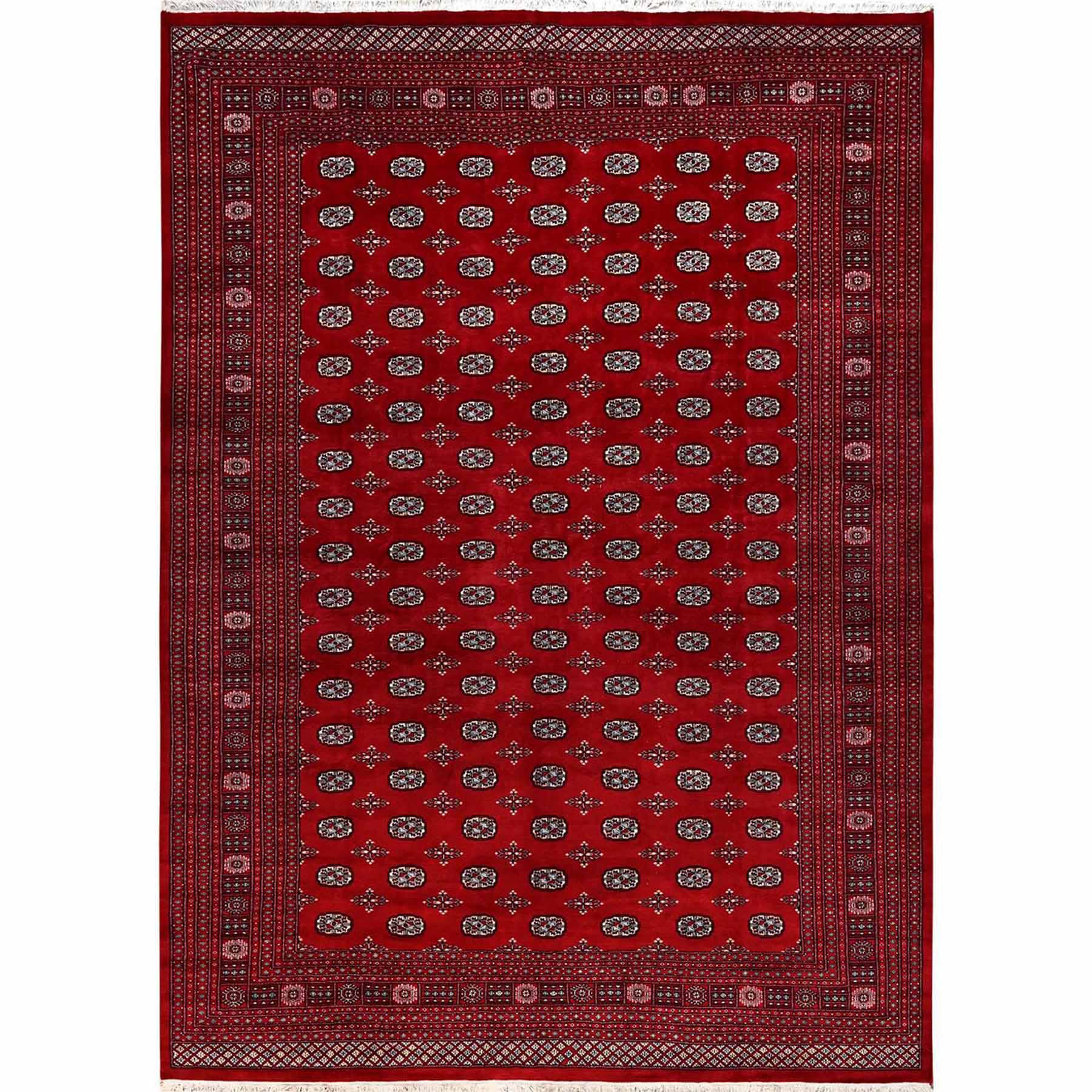 Tribal-Geometric-Hand-Knotted-Rug-10055