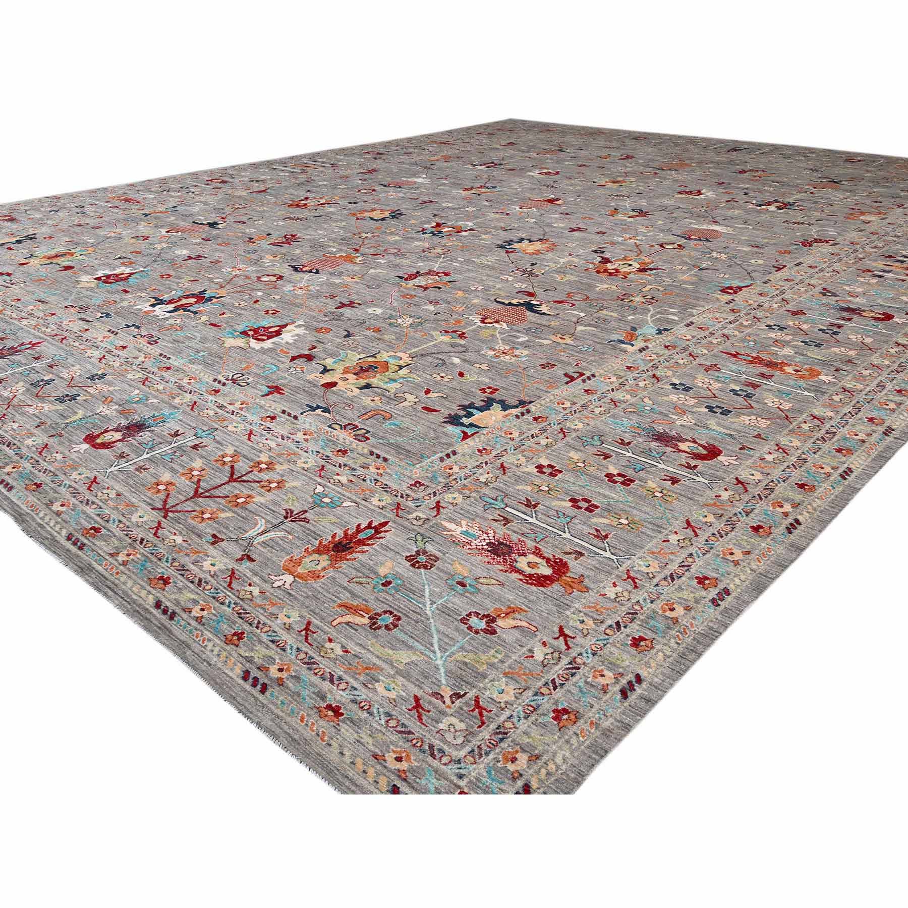 Tribal-Geometric-Hand-Knotted-Rug-10400