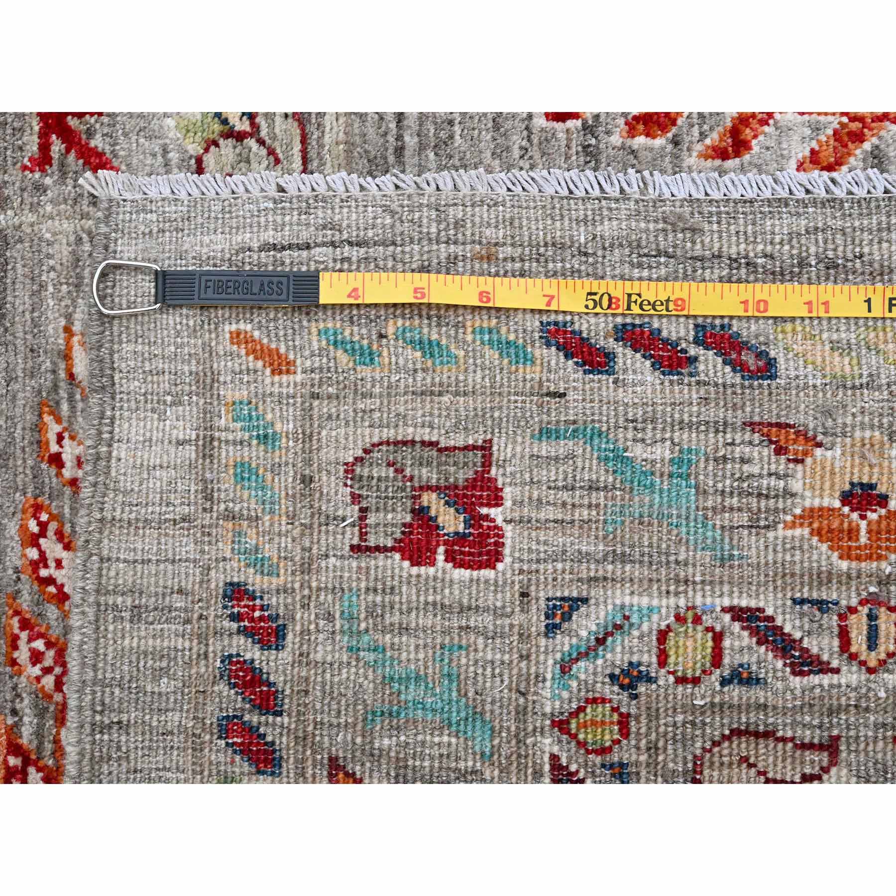 Tribal-Geometric-Hand-Knotted-Rug-10400