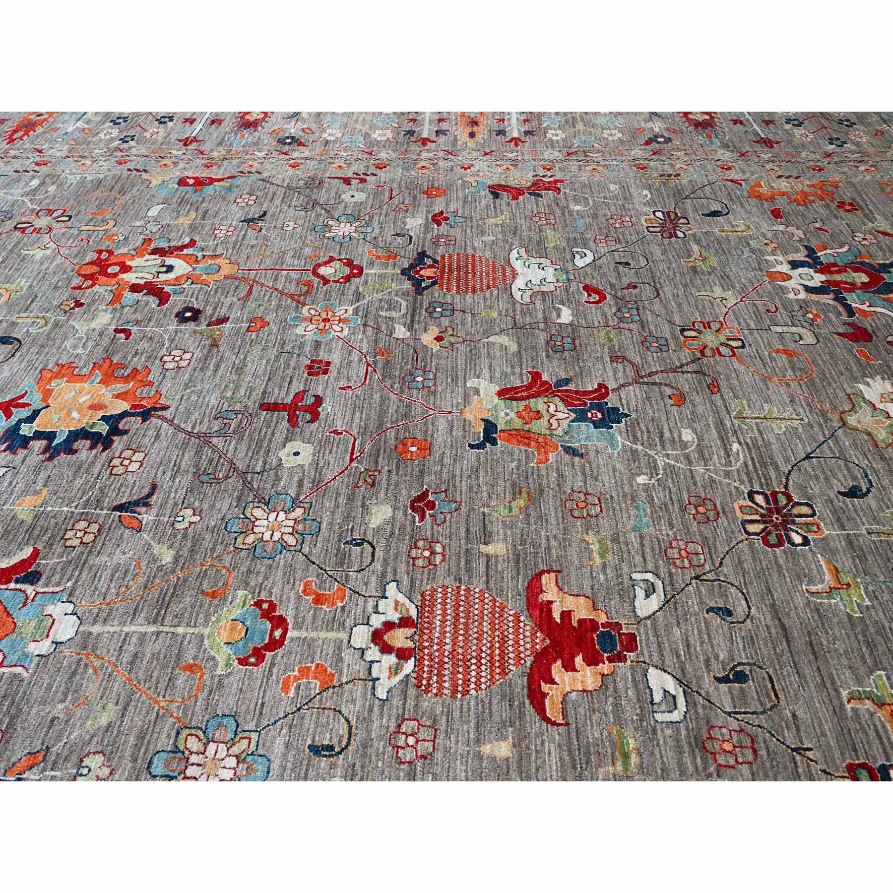 Tribal-Geometric-Hand-Knotted-Rug-10400
