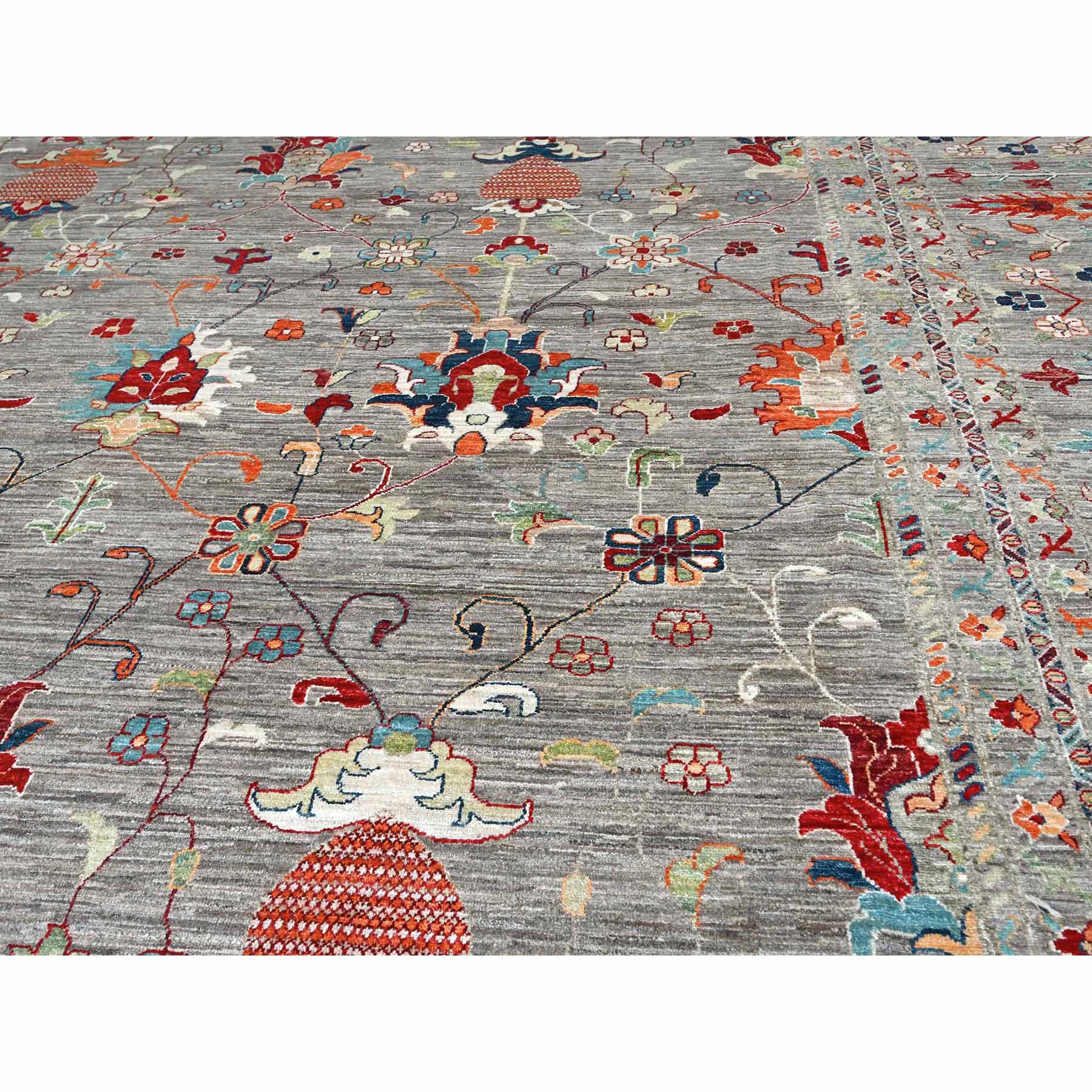 Tribal-Geometric-Hand-Knotted-Rug-10400