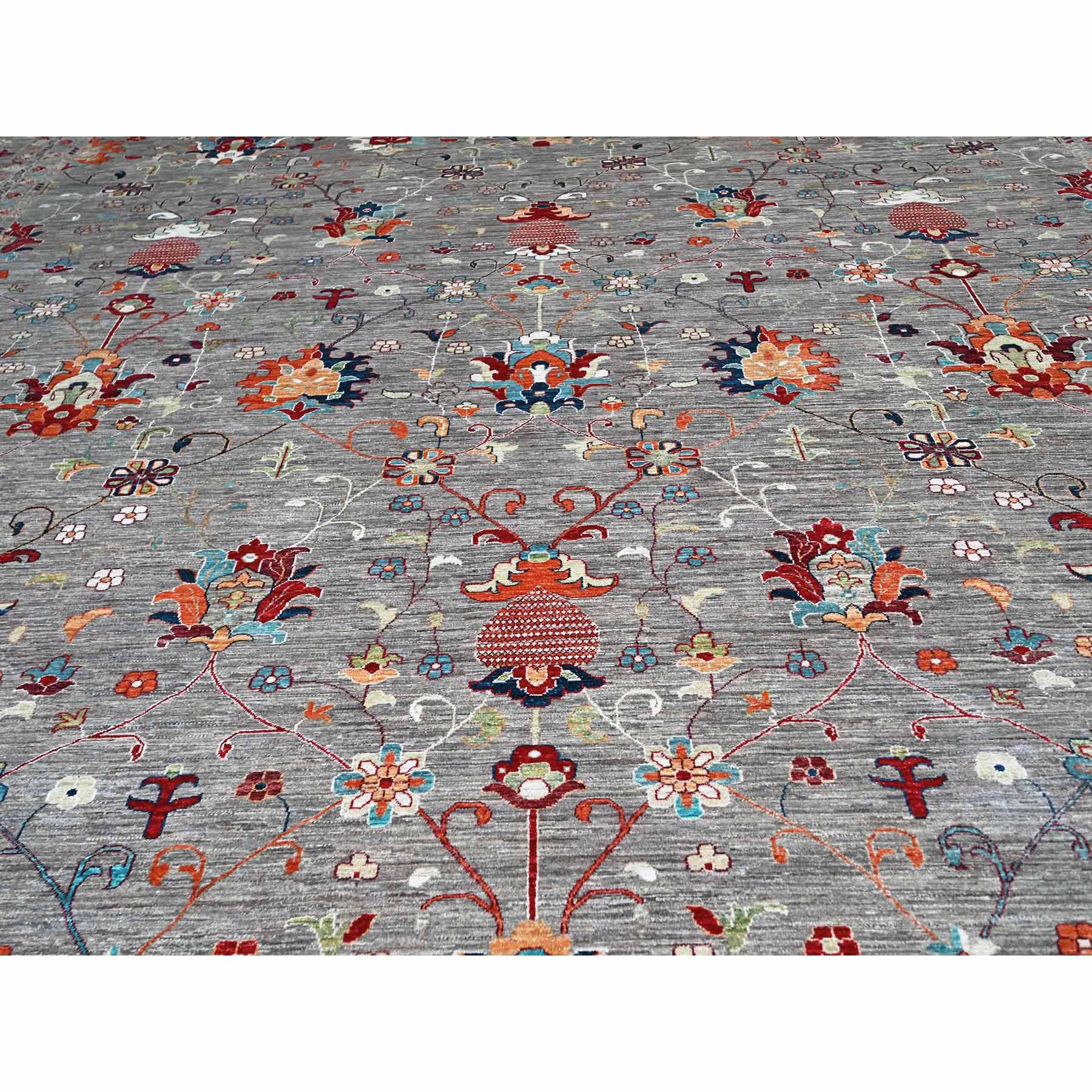 Tribal-Geometric-Hand-Knotted-Rug-10400