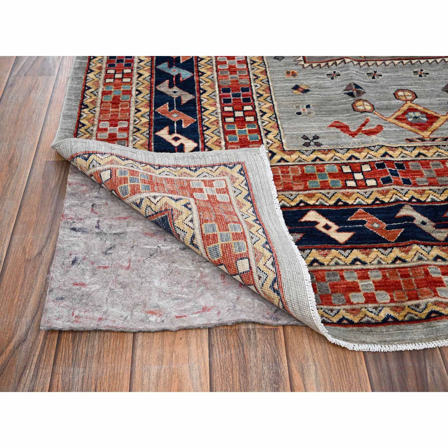 Tribal-Geometric-Hand-Knotted-Rug-10410