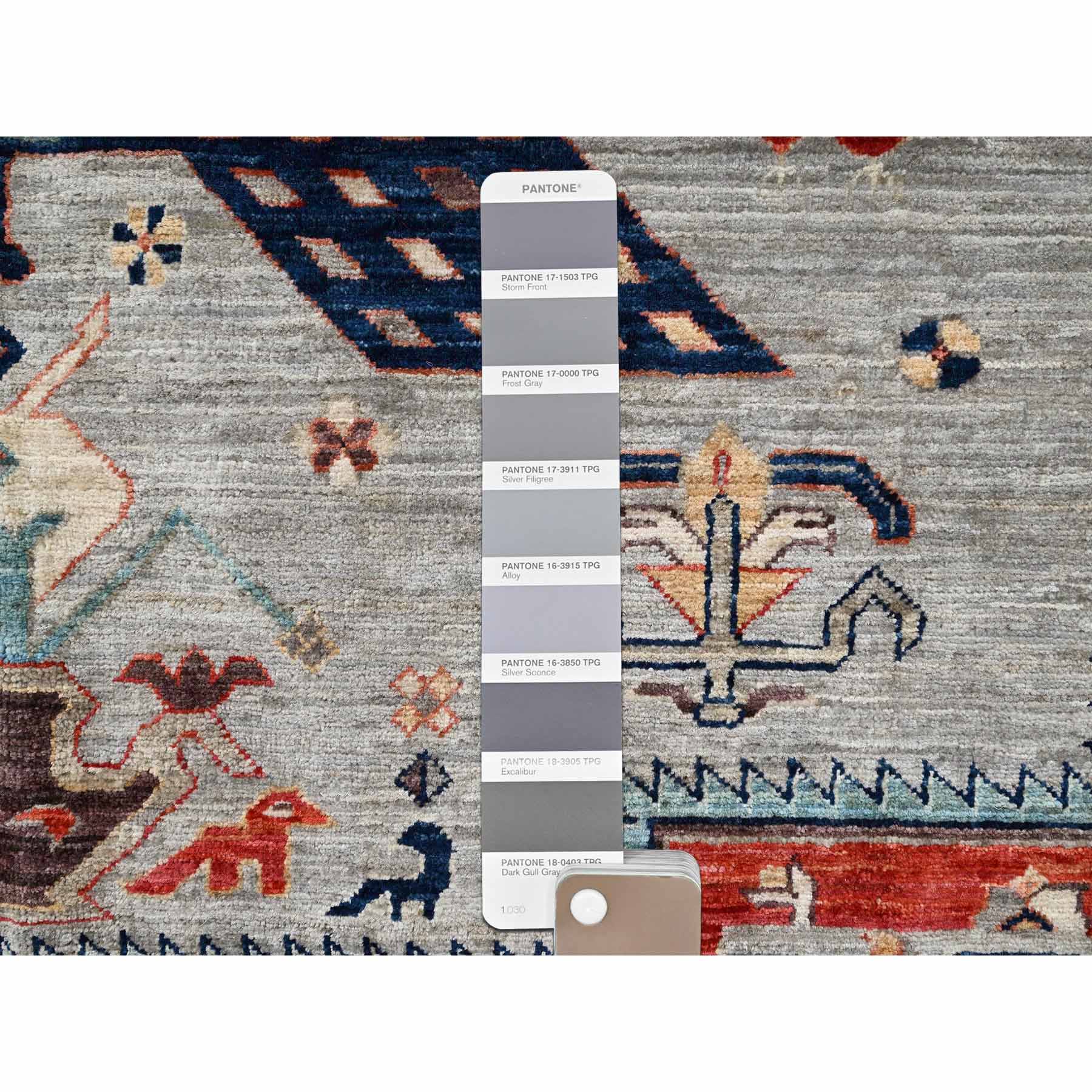 Tribal-Geometric-Hand-Knotted-Rug-10410
