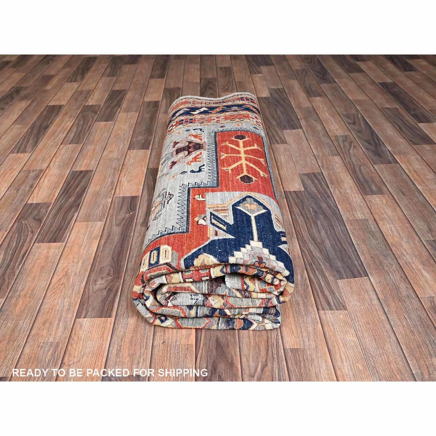 Tribal-Geometric-Hand-Knotted-Rug-10410