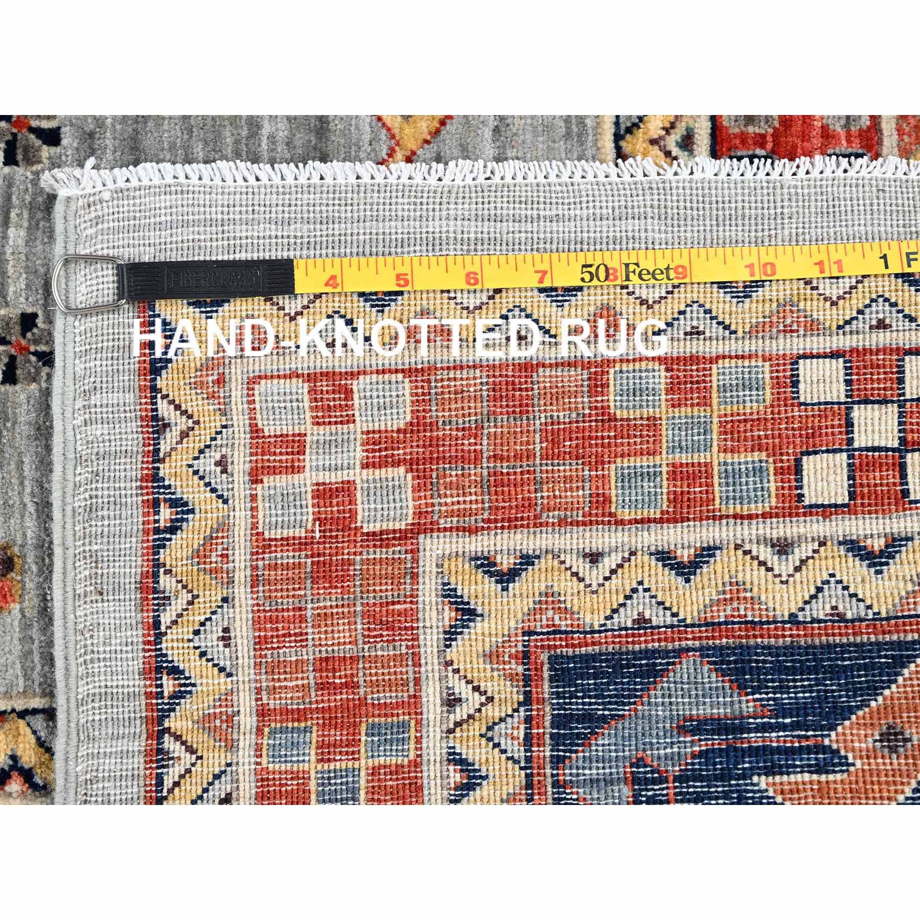 Tribal-Geometric-Hand-Knotted-Rug-10410