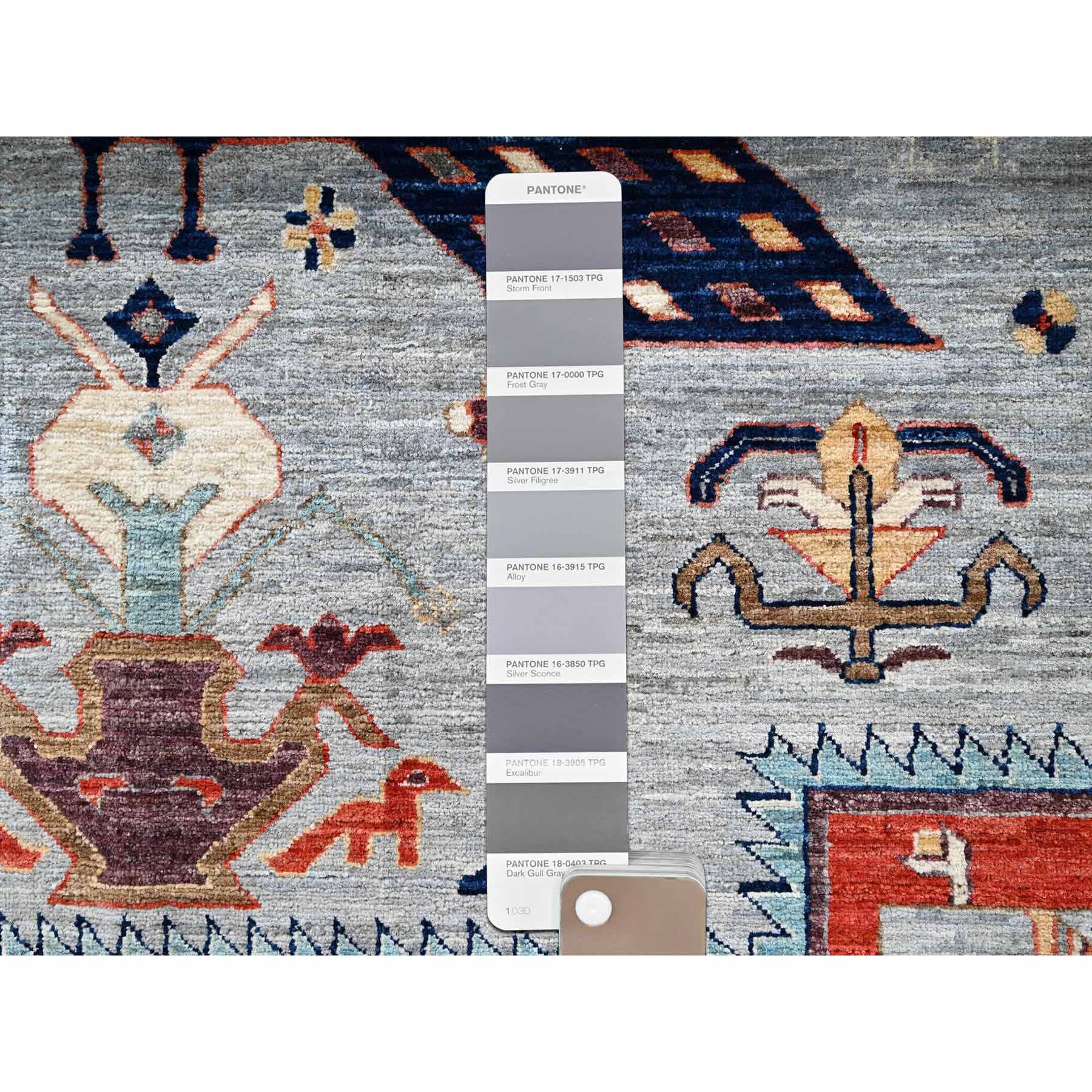 Tribal-Geometric-Hand-Knotted-Rug-10430