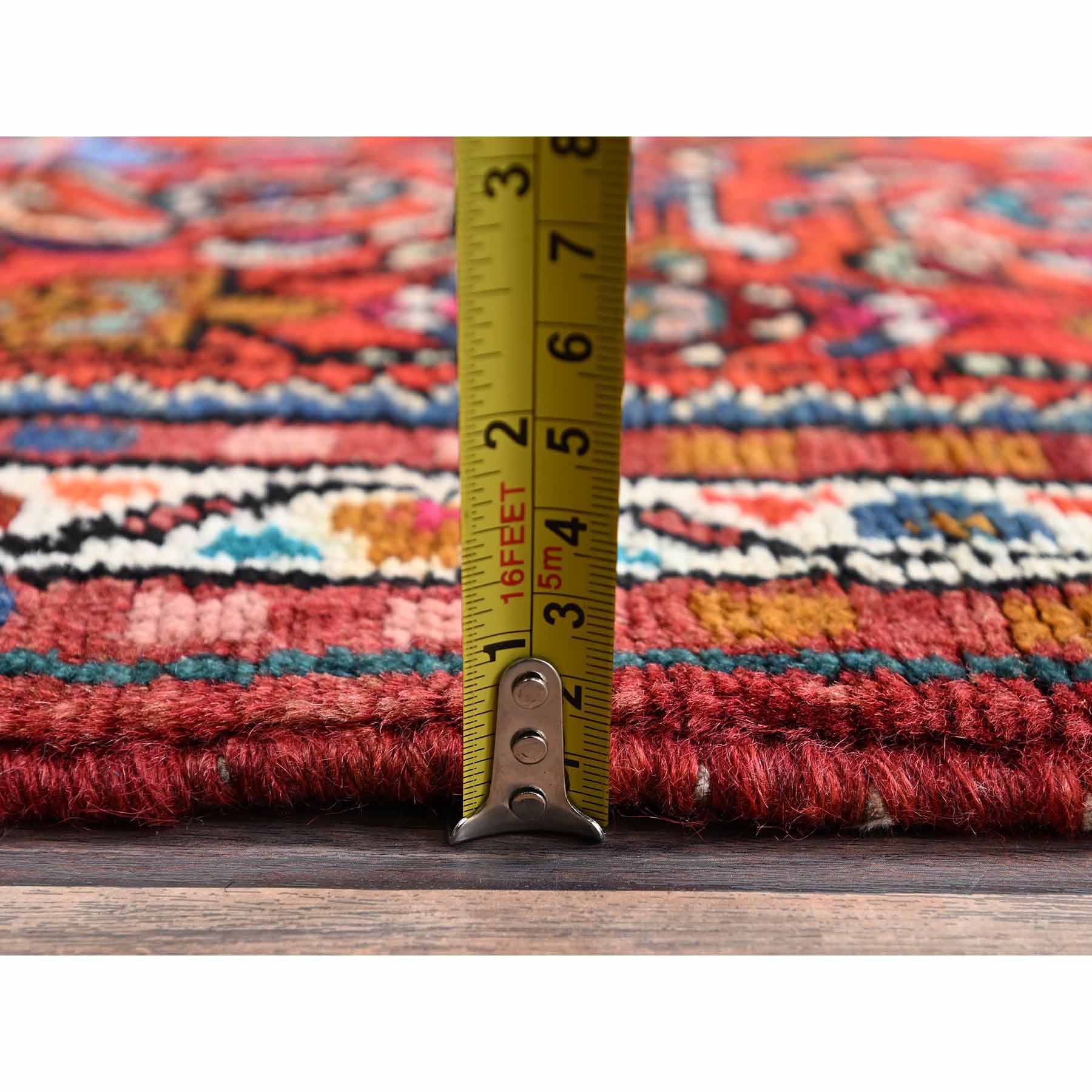 Tribal-Geometric-Hand-Knotted-Rug-10650