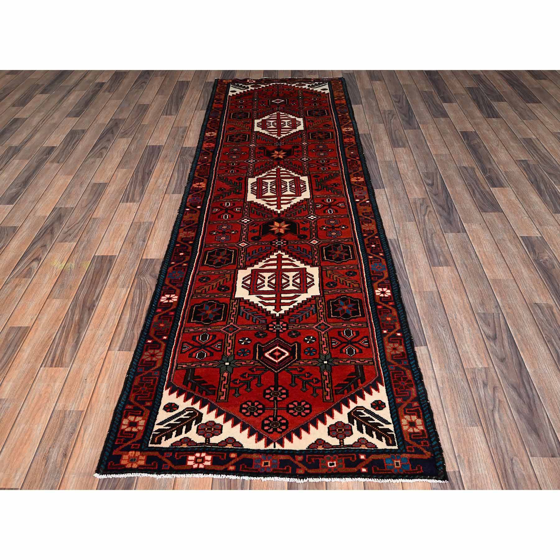 Tribal-Geometric-Hand-Knotted-Rug-10755