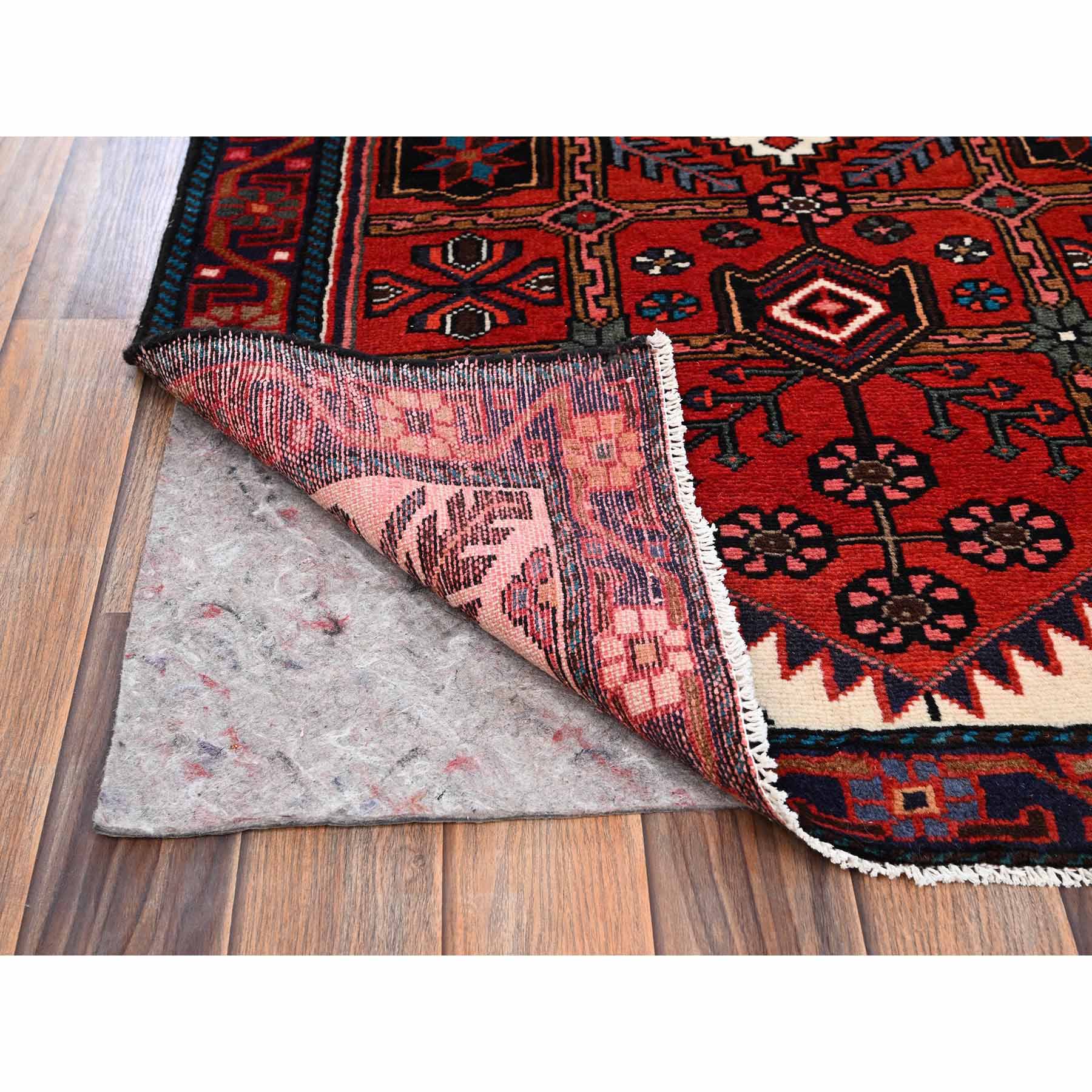 Tribal-Geometric-Hand-Knotted-Rug-10755