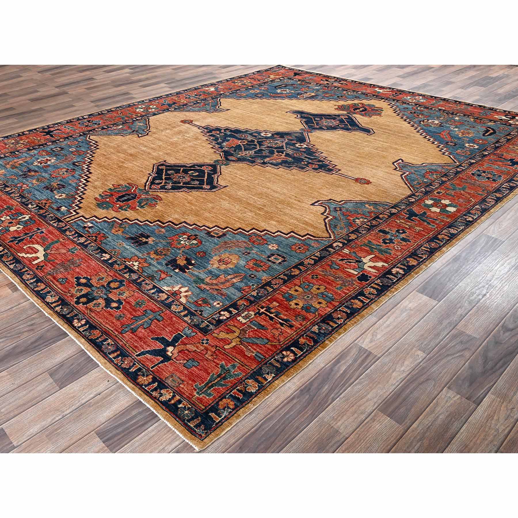 Tribal-Geometric-Hand-Knotted-Rug-11730