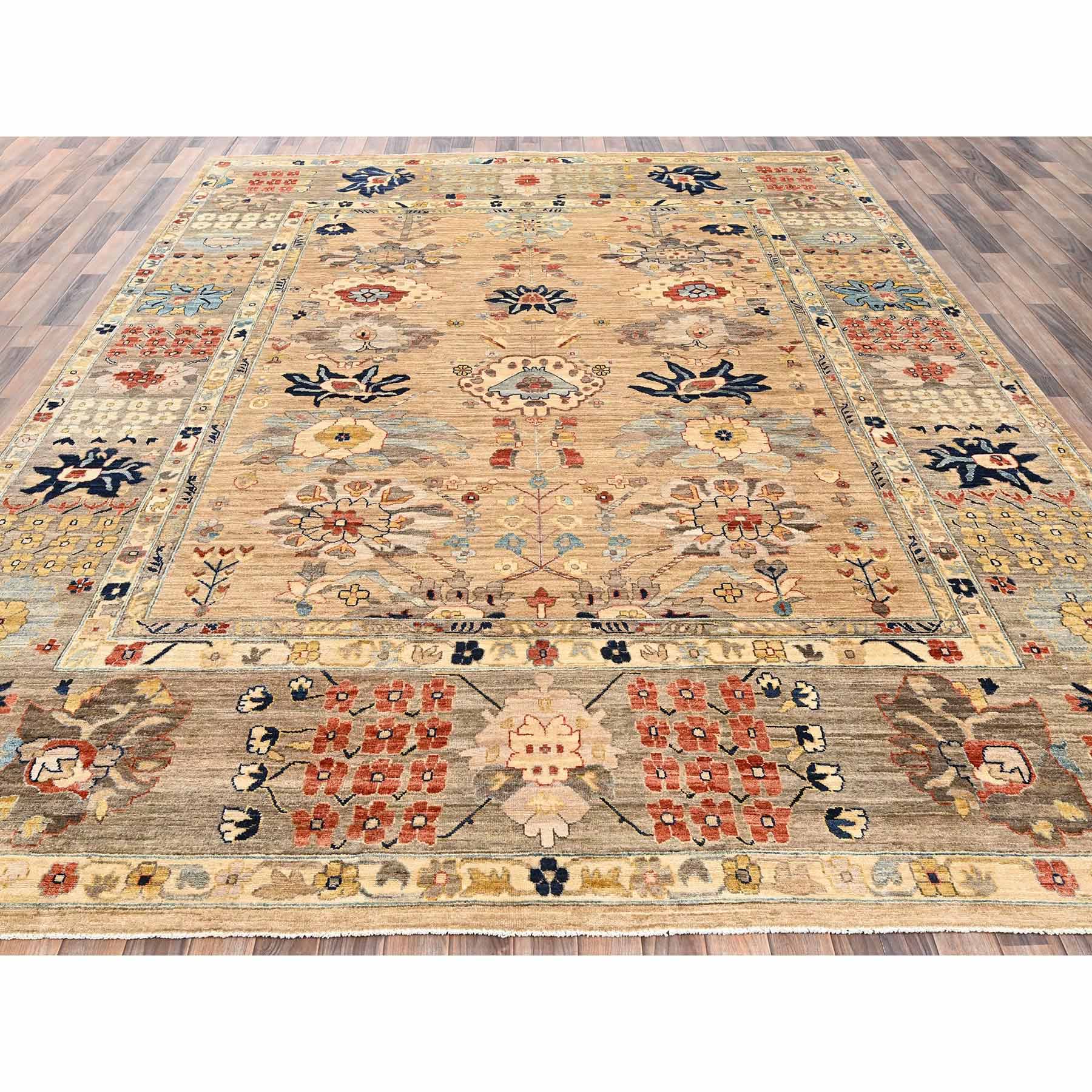 Tribal-Geometric-Hand-Knotted-Rug-11745