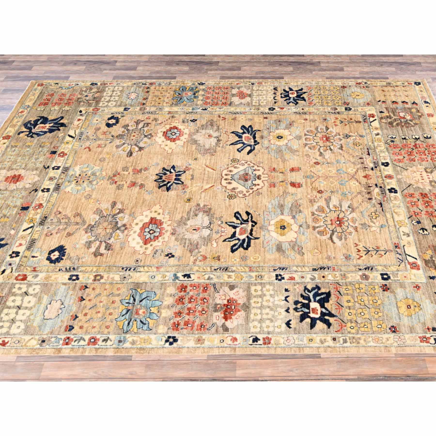 Tribal-Geometric-Hand-Knotted-Rug-11745