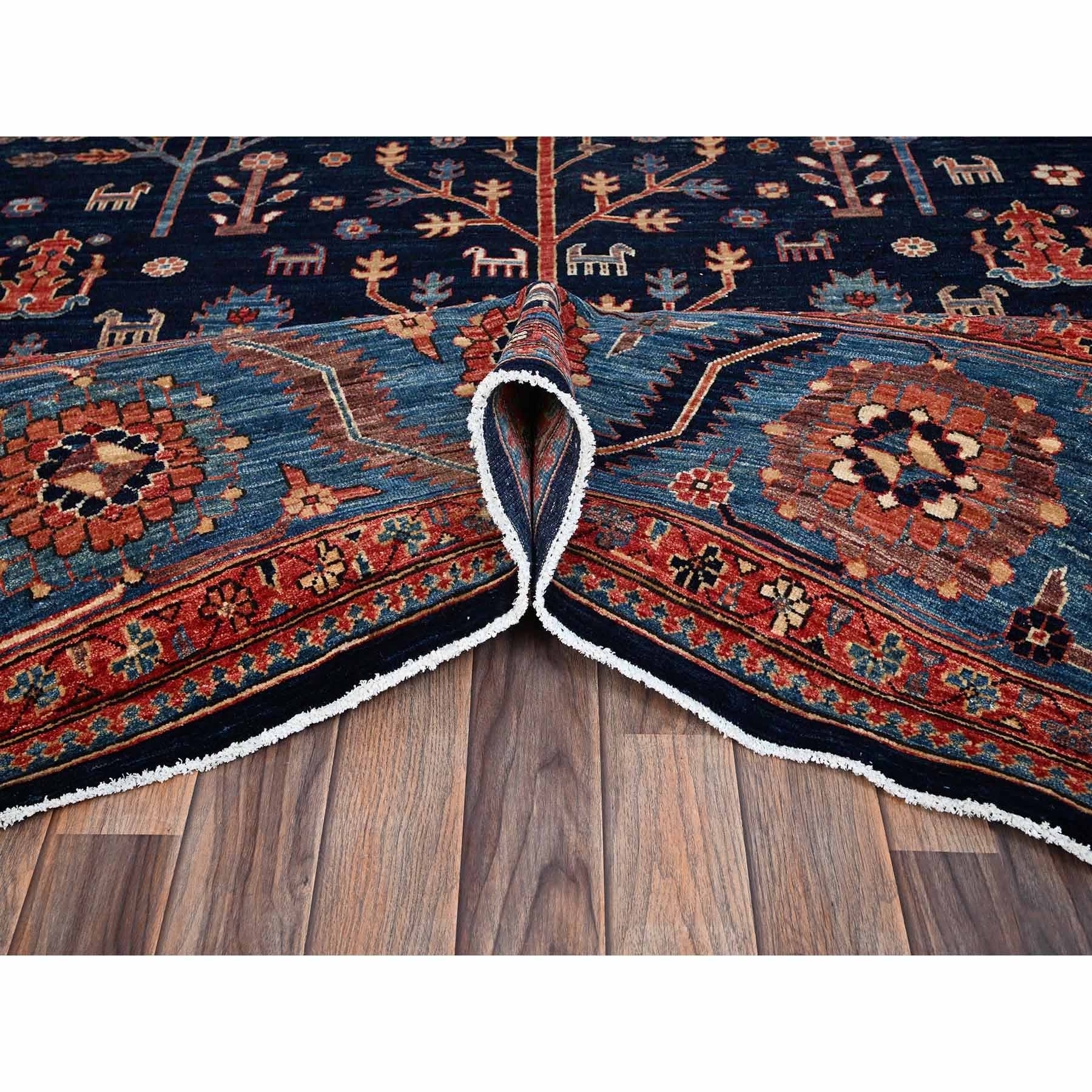 Tribal-Geometric-Hand-Knotted-Rug-11780