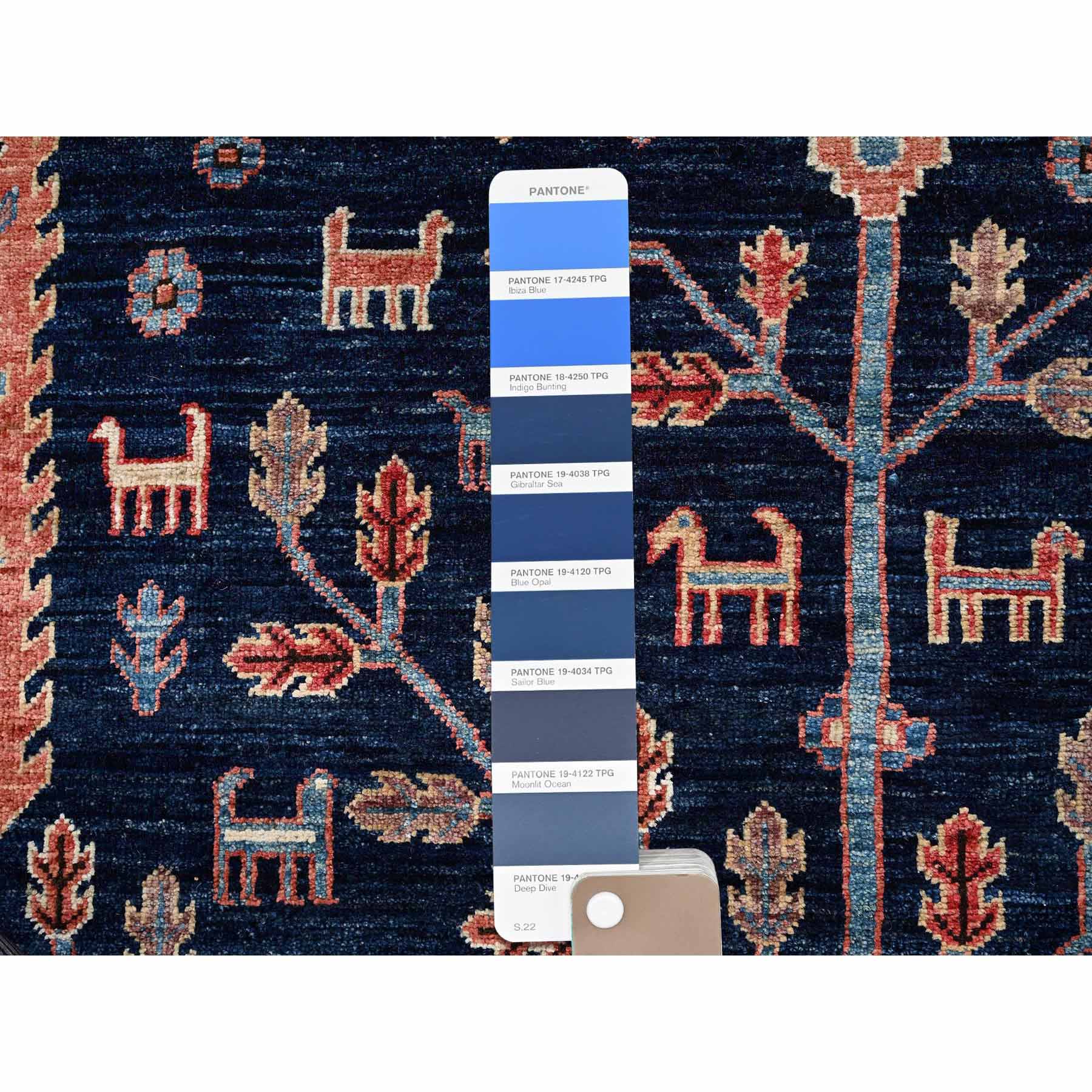 Tribal-Geometric-Hand-Knotted-Rug-11780