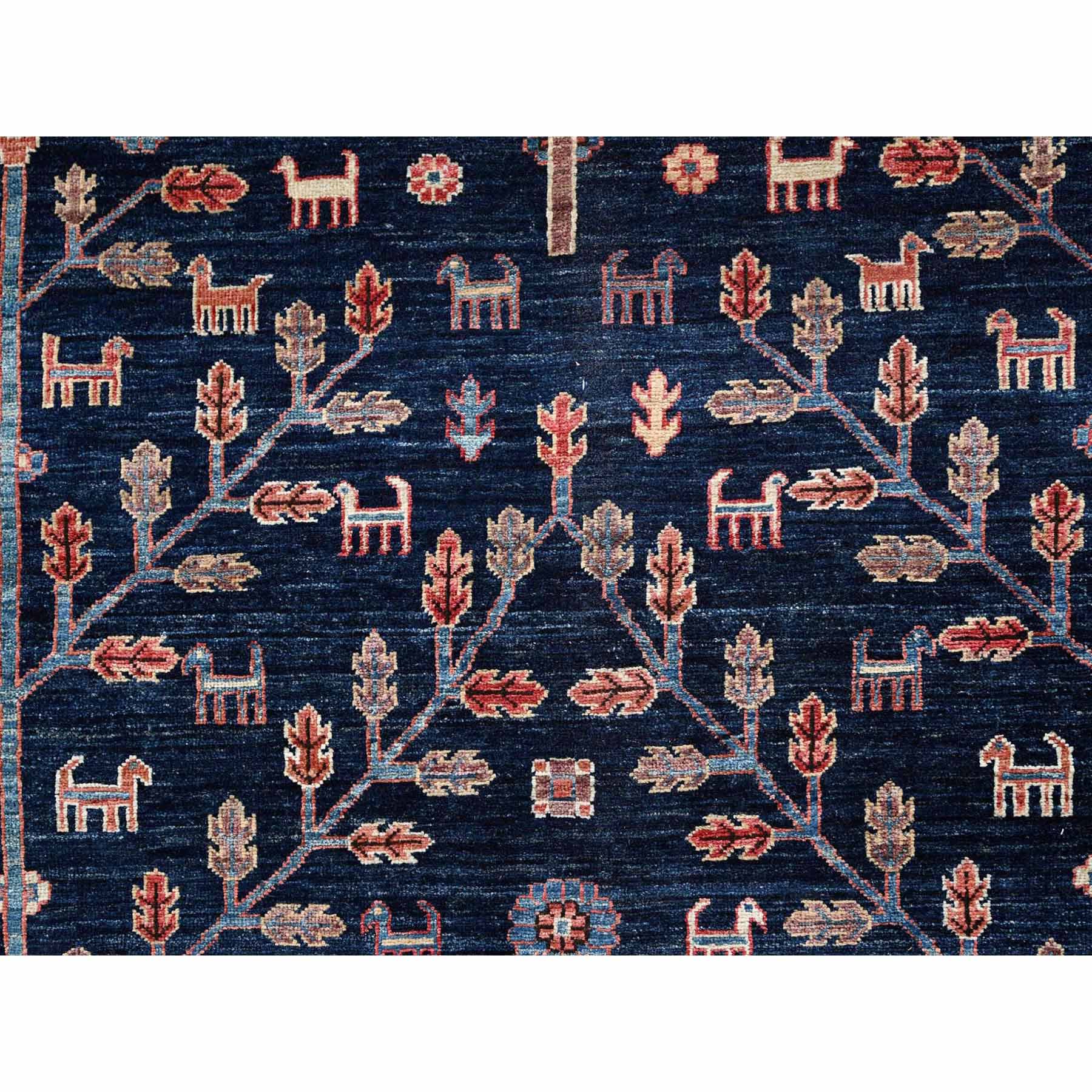 Tribal-Geometric-Hand-Knotted-Rug-11780