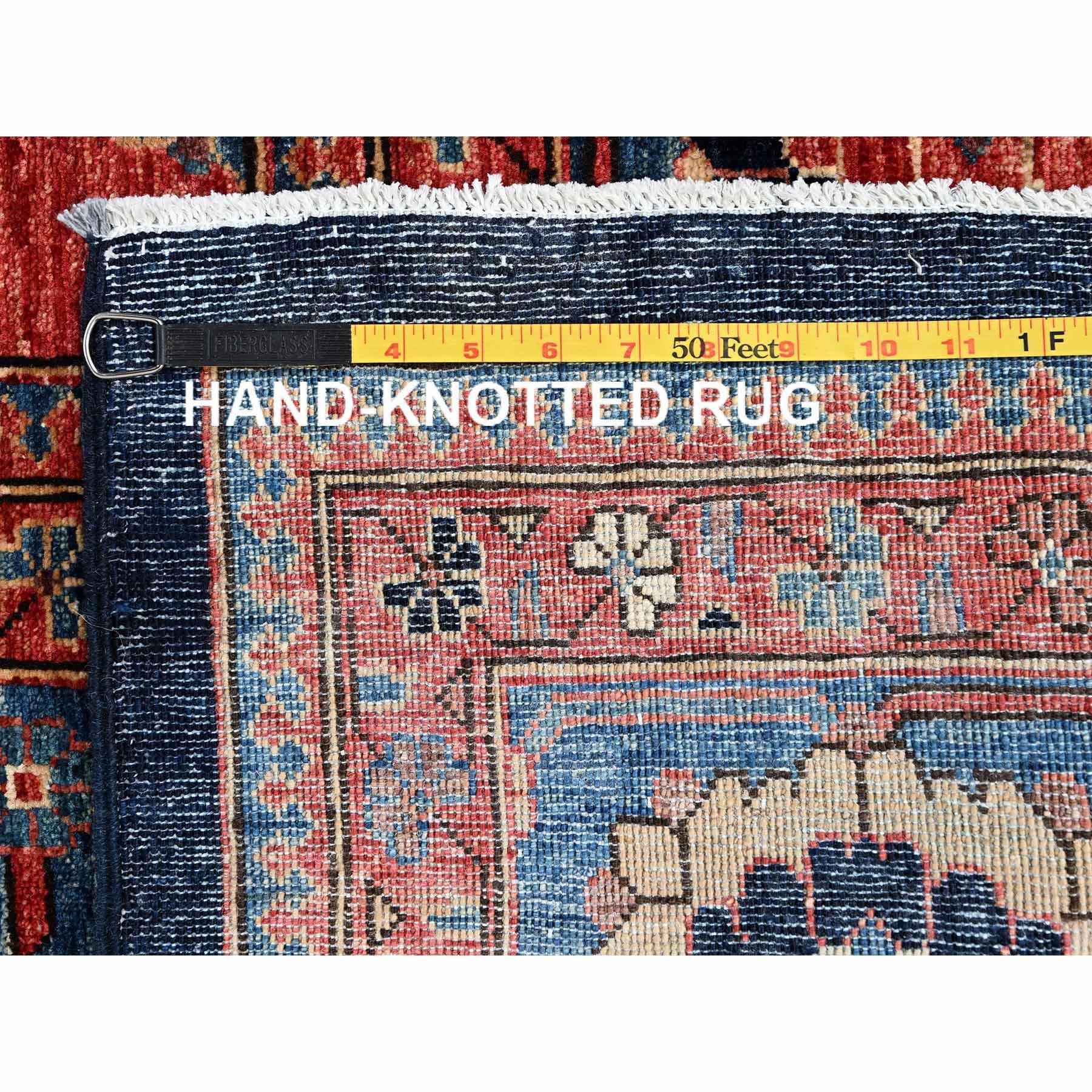 Tribal-Geometric-Hand-Knotted-Rug-11780