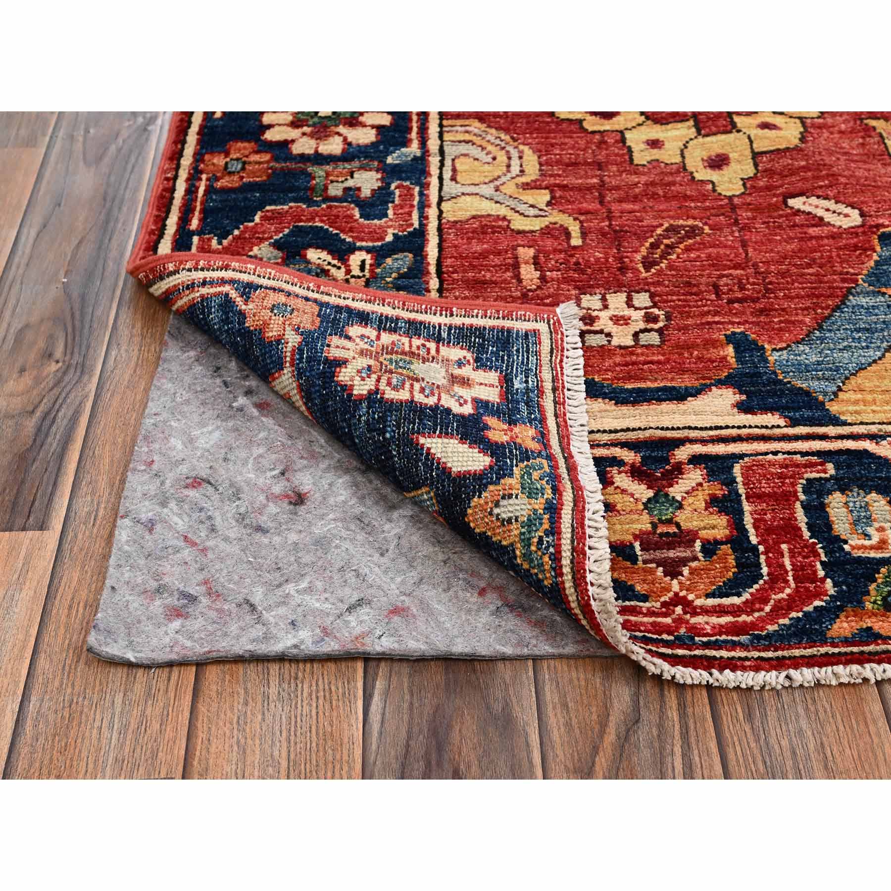 Tribal-Geometric-Hand-Knotted-Rug-11785