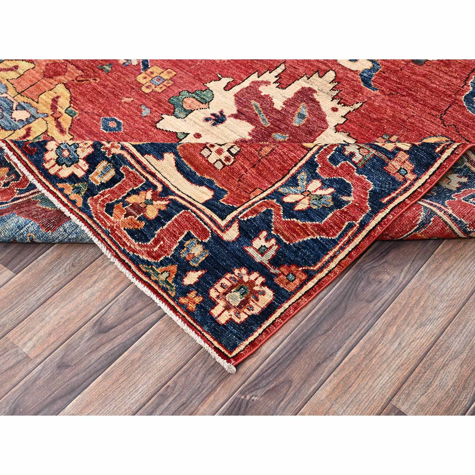 Tribal-Geometric-Hand-Knotted-Rug-11785
