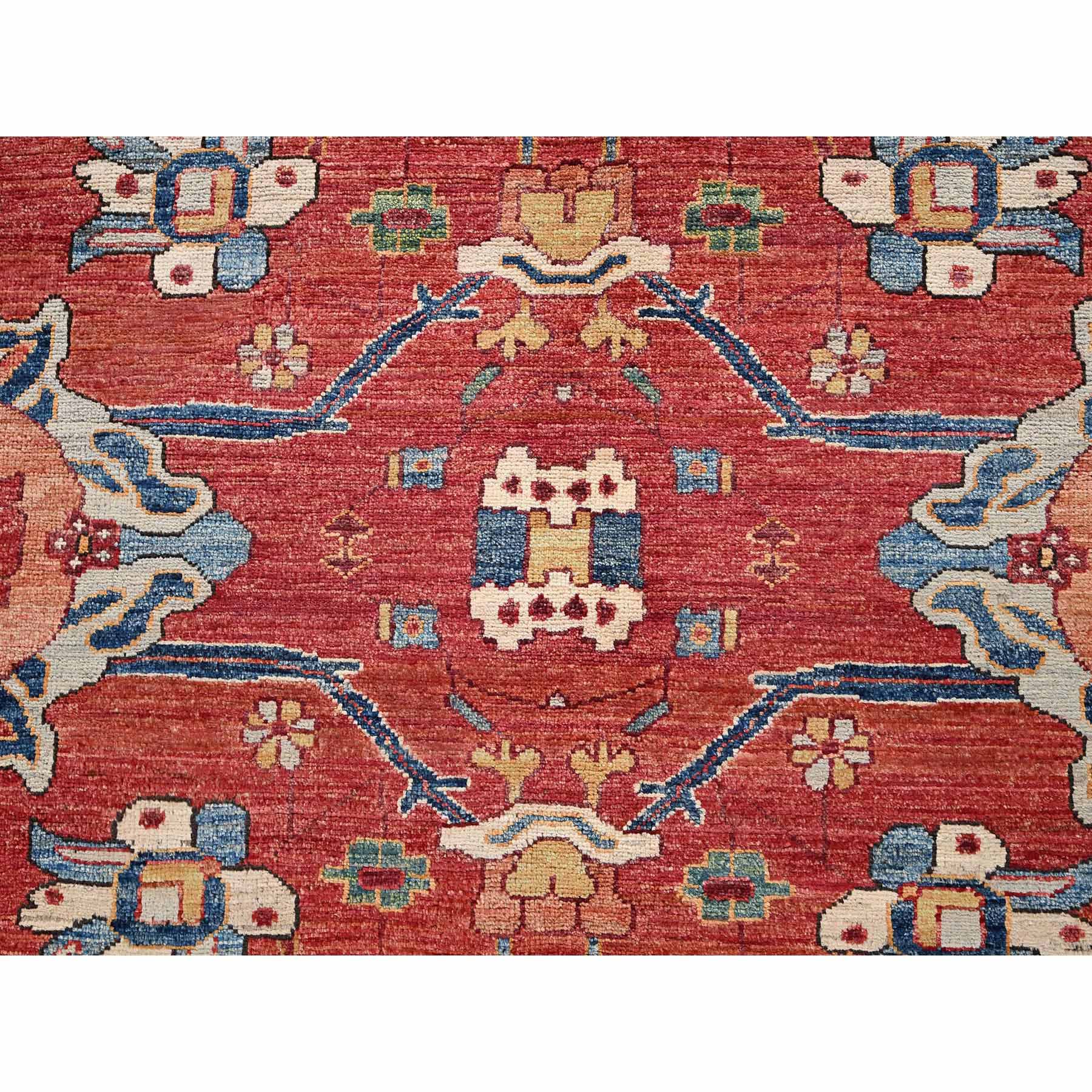 Tribal-Geometric-Hand-Knotted-Rug-11785