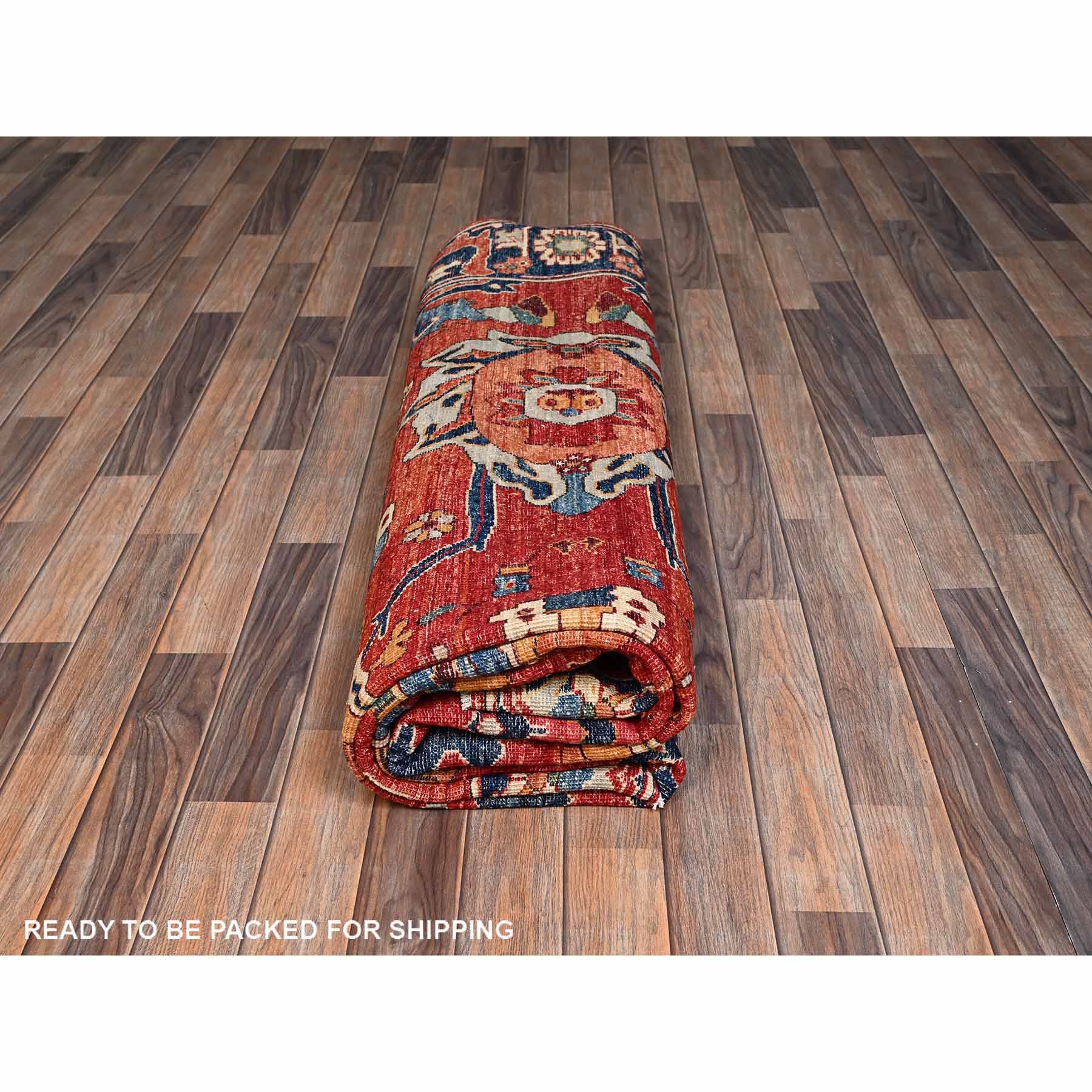 Tribal-Geometric-Hand-Knotted-Rug-11785