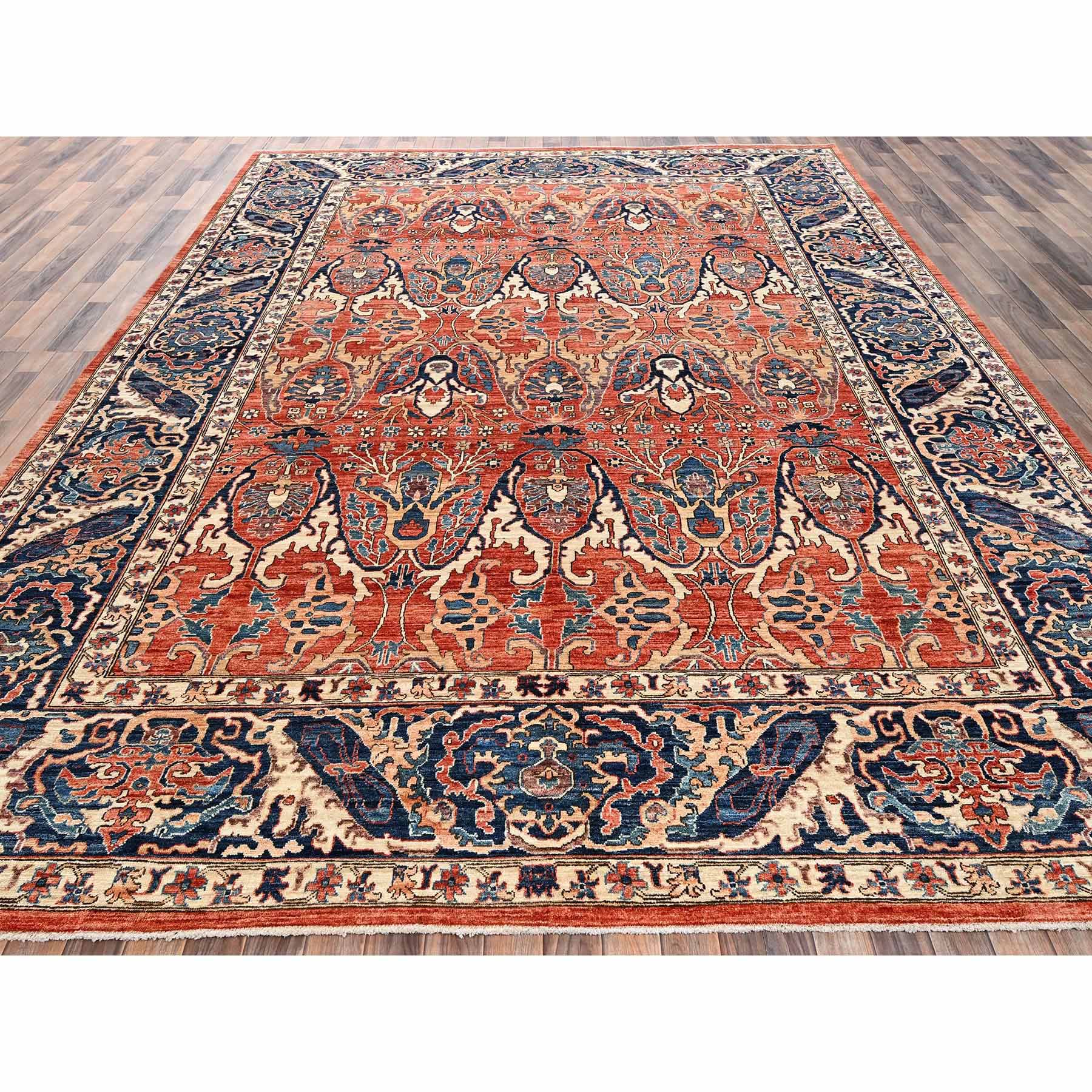 Tribal-Geometric-Hand-Knotted-Rug-11790