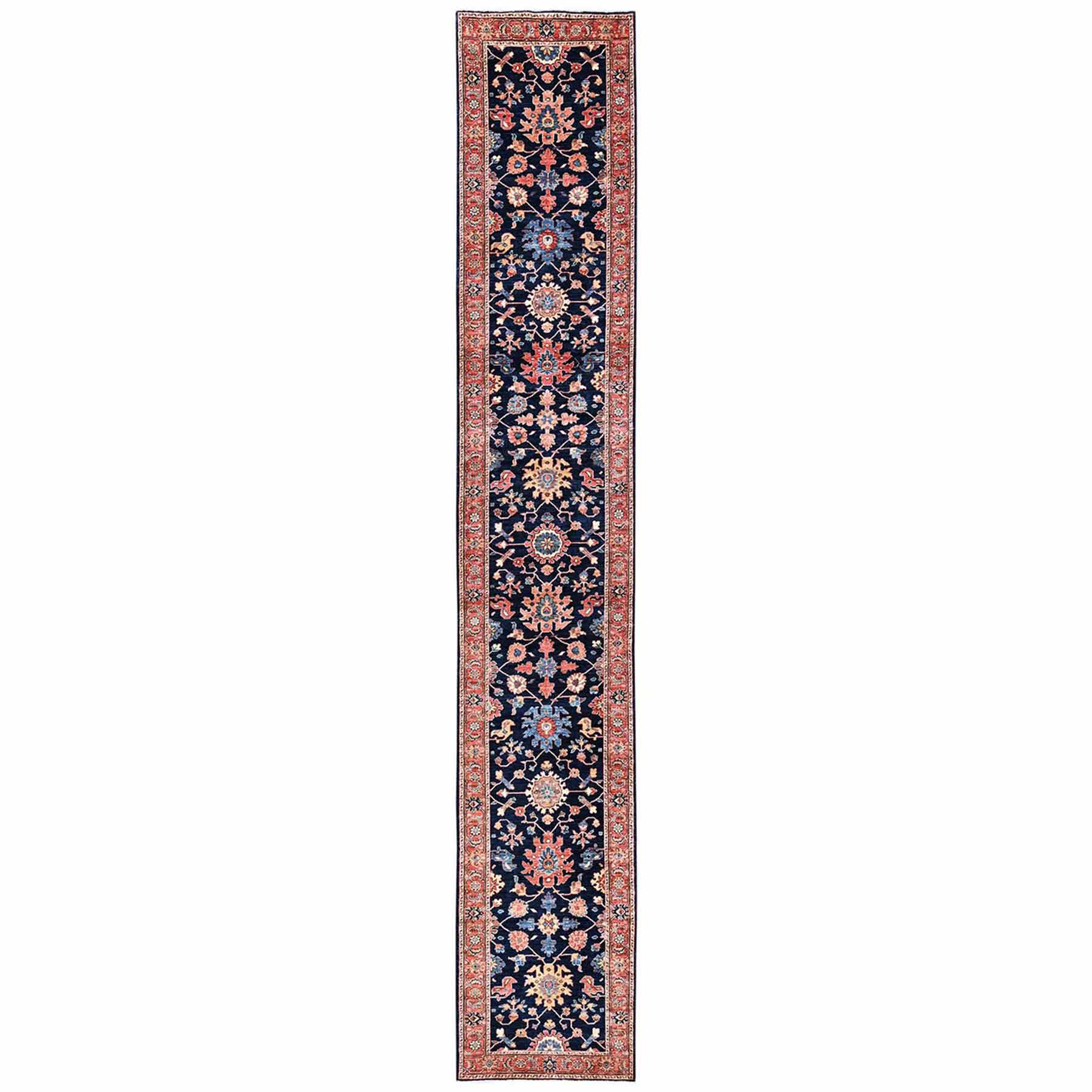 Tribal-Geometric-Hand-Knotted-Rug-11805