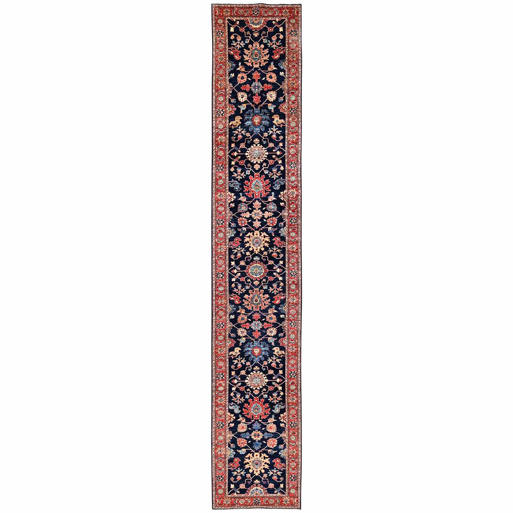 Tribal-Geometric-Hand-Knotted-Rug-11810