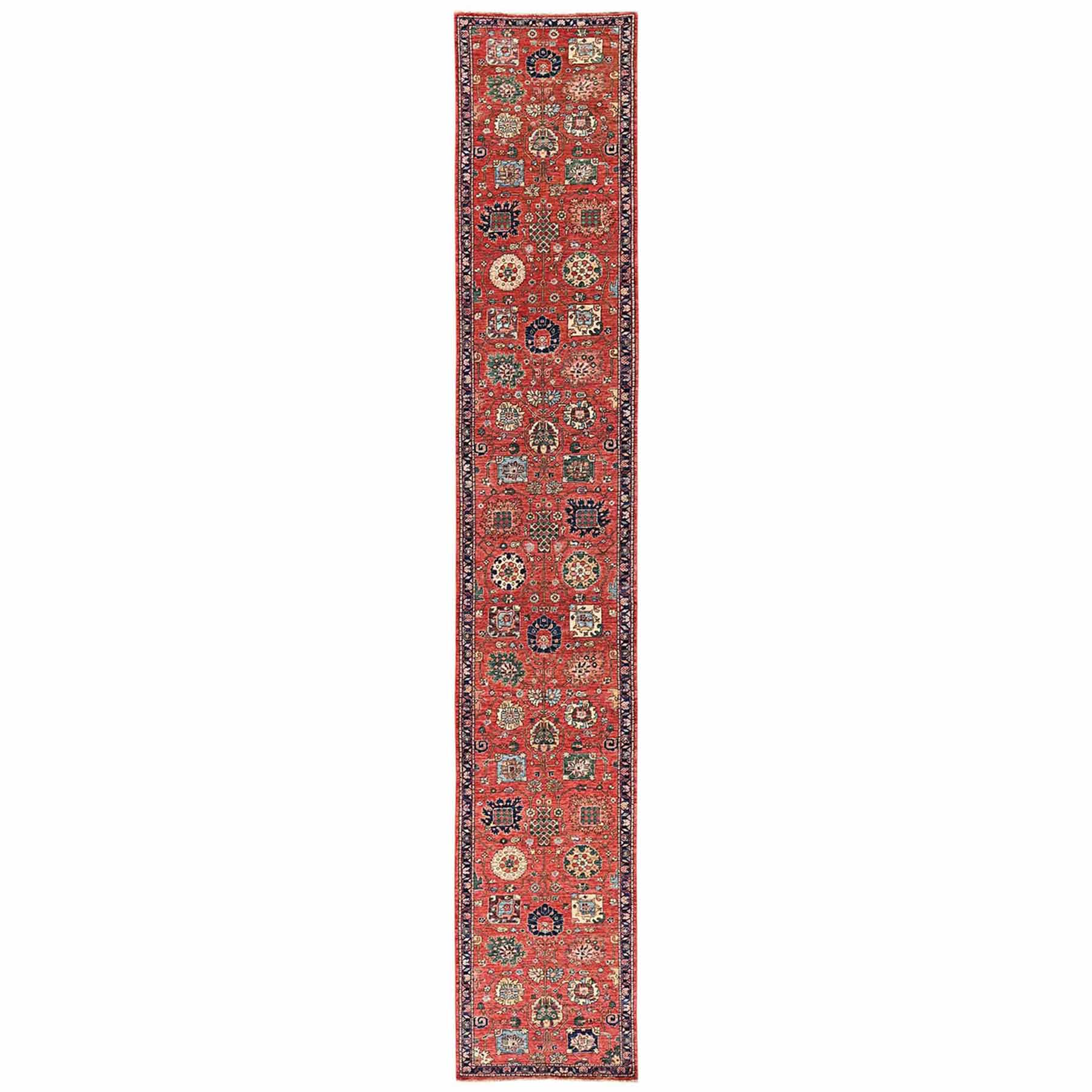 Tribal-Geometric-Hand-Knotted-Rug-11815