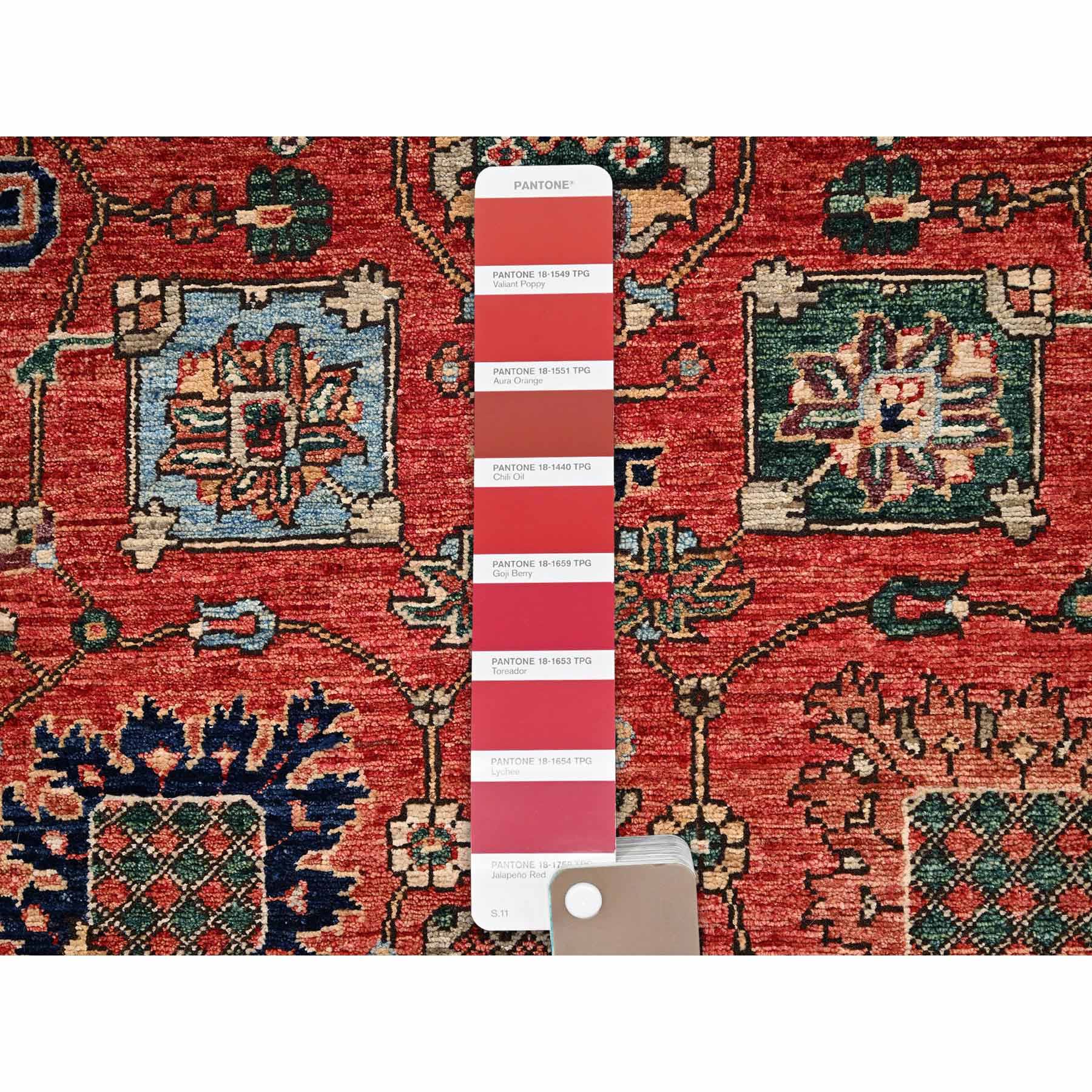 Tribal-Geometric-Hand-Knotted-Rug-11815