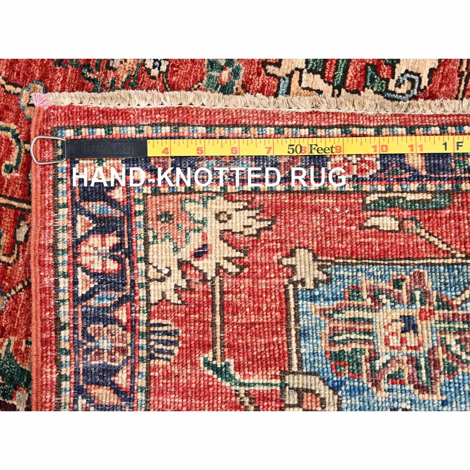 Tribal-Geometric-Hand-Knotted-Rug-11815