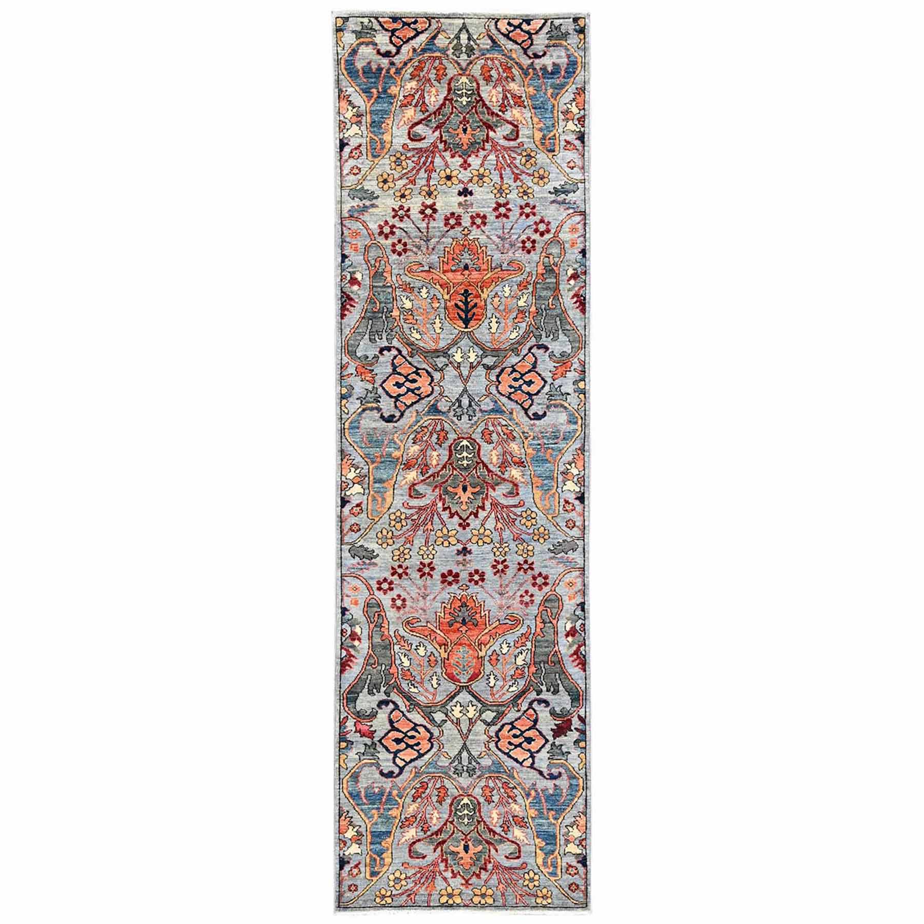Tribal-Geometric-Hand-Knotted-Rug-11820