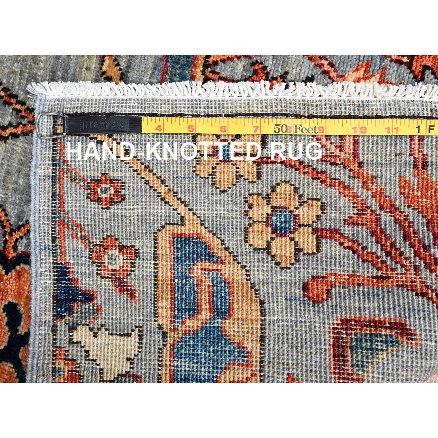 Tribal-Geometric-Hand-Knotted-Rug-11820
