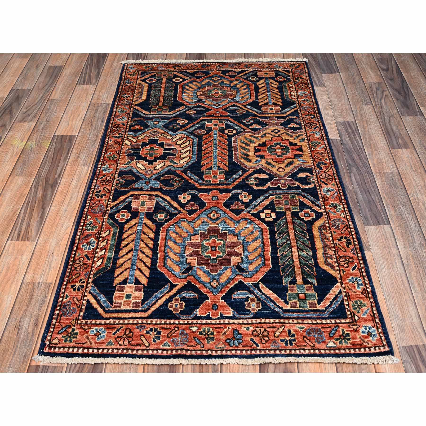 Tribal-Geometric-Hand-Knotted-Rug-11850