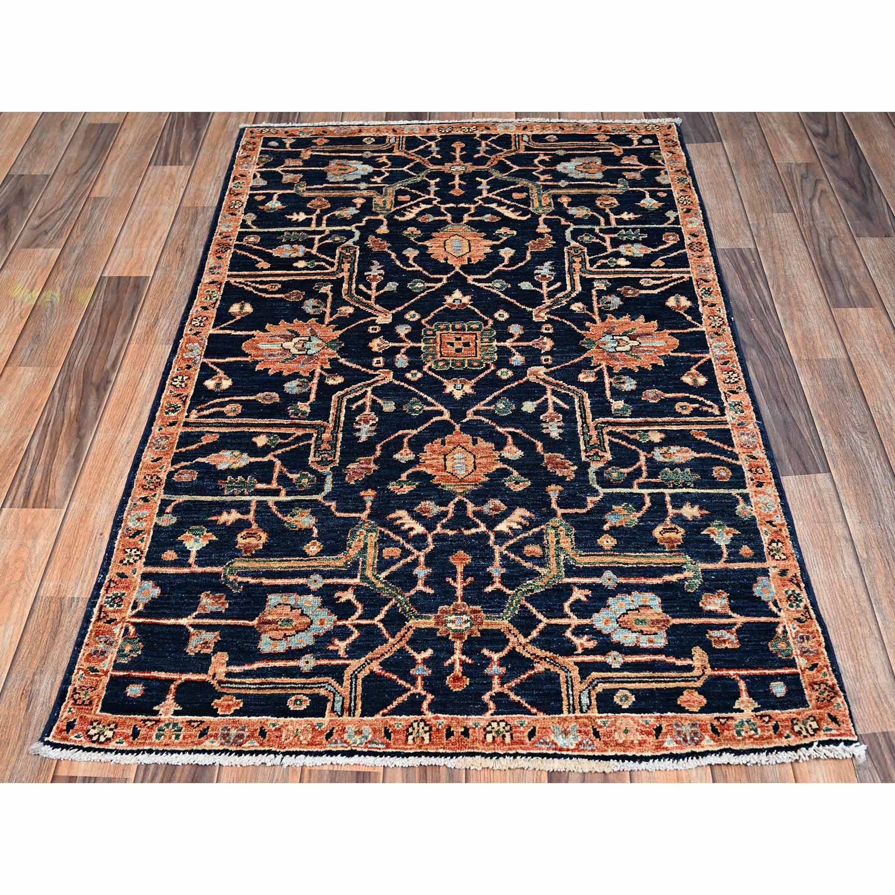 Tribal-Geometric-Hand-Knotted-Rug-11855