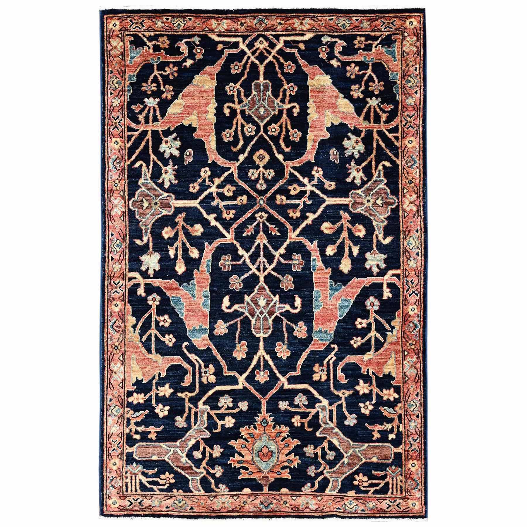 Tribal-Geometric-Hand-Knotted-Rug-11870