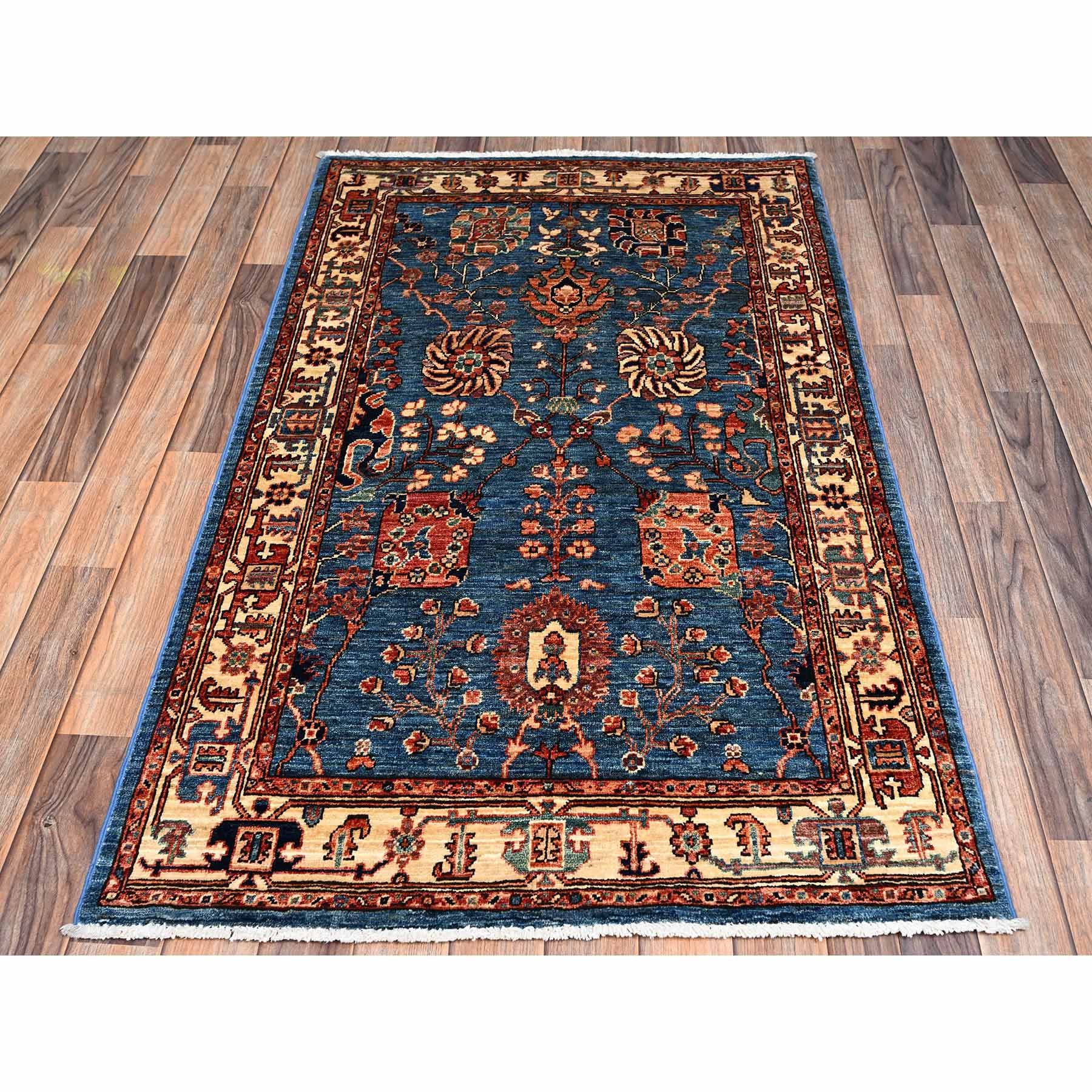 Tribal-Geometric-Hand-Knotted-Rug-11885