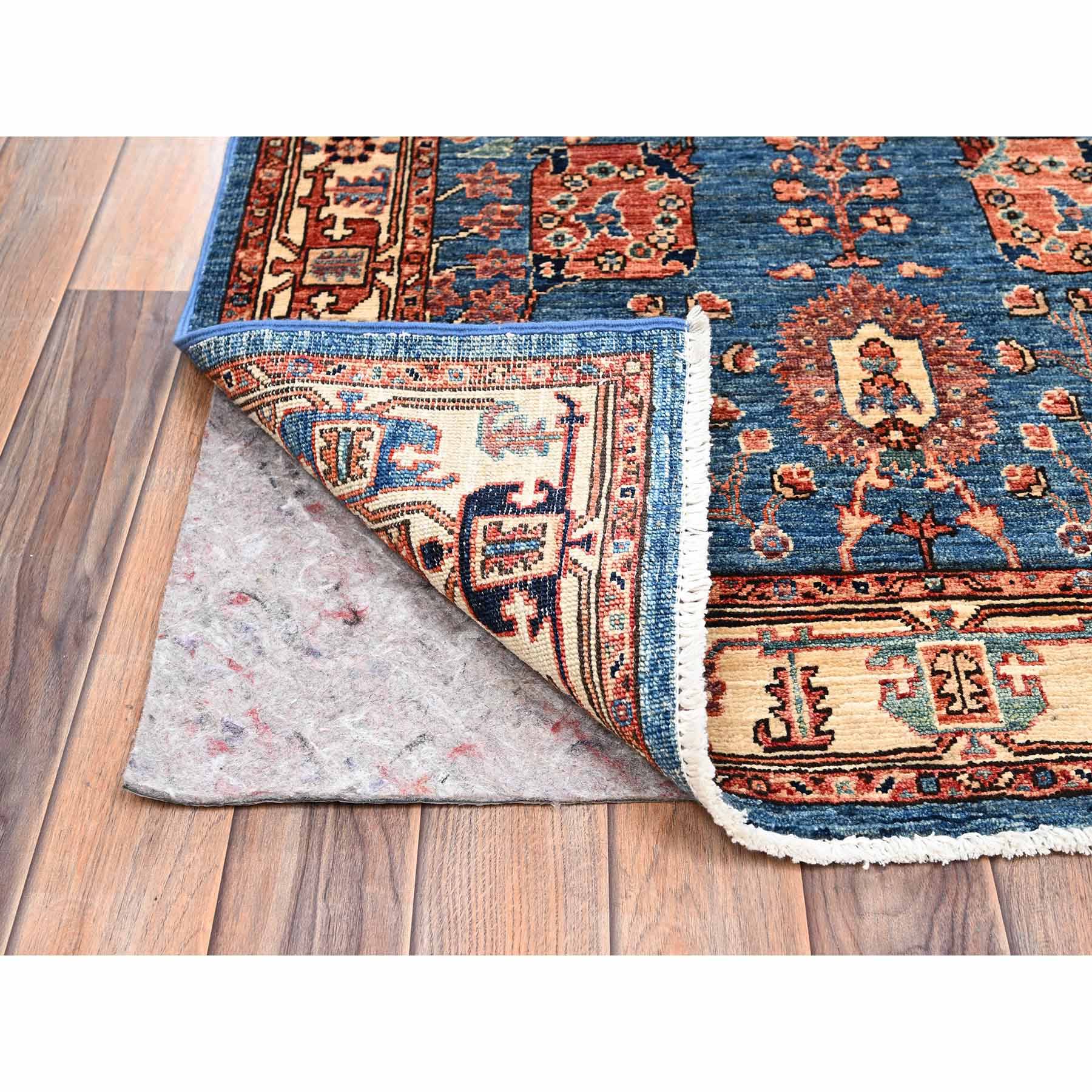 Tribal-Geometric-Hand-Knotted-Rug-11885