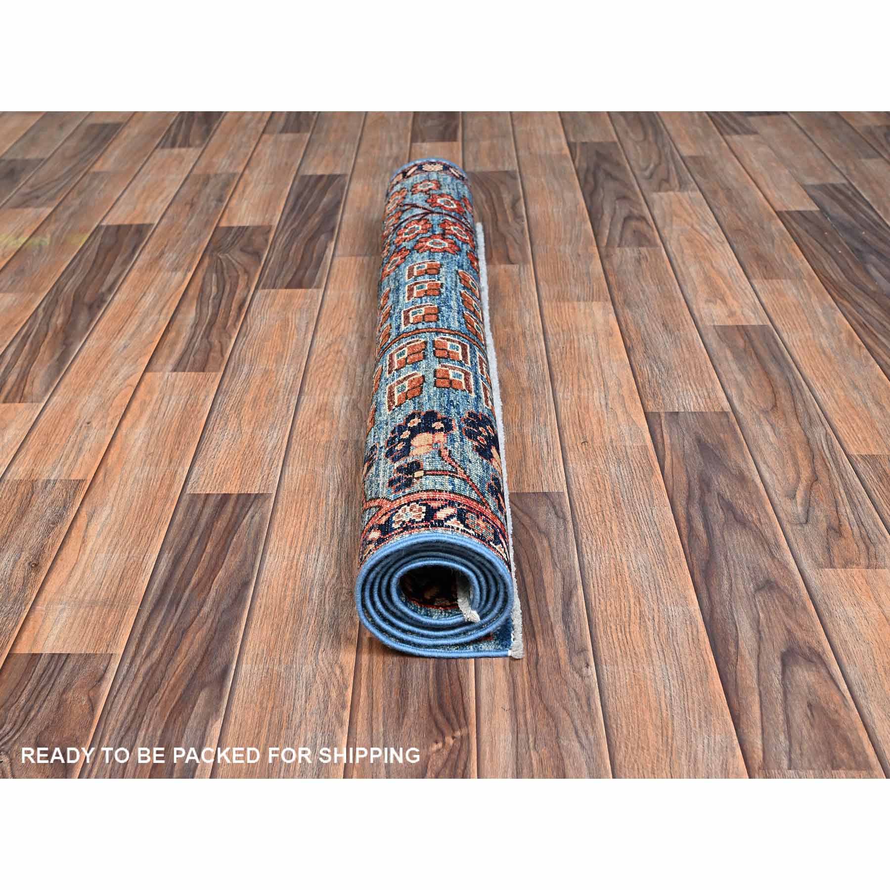 Tribal-Geometric-Hand-Knotted-Rug-11890