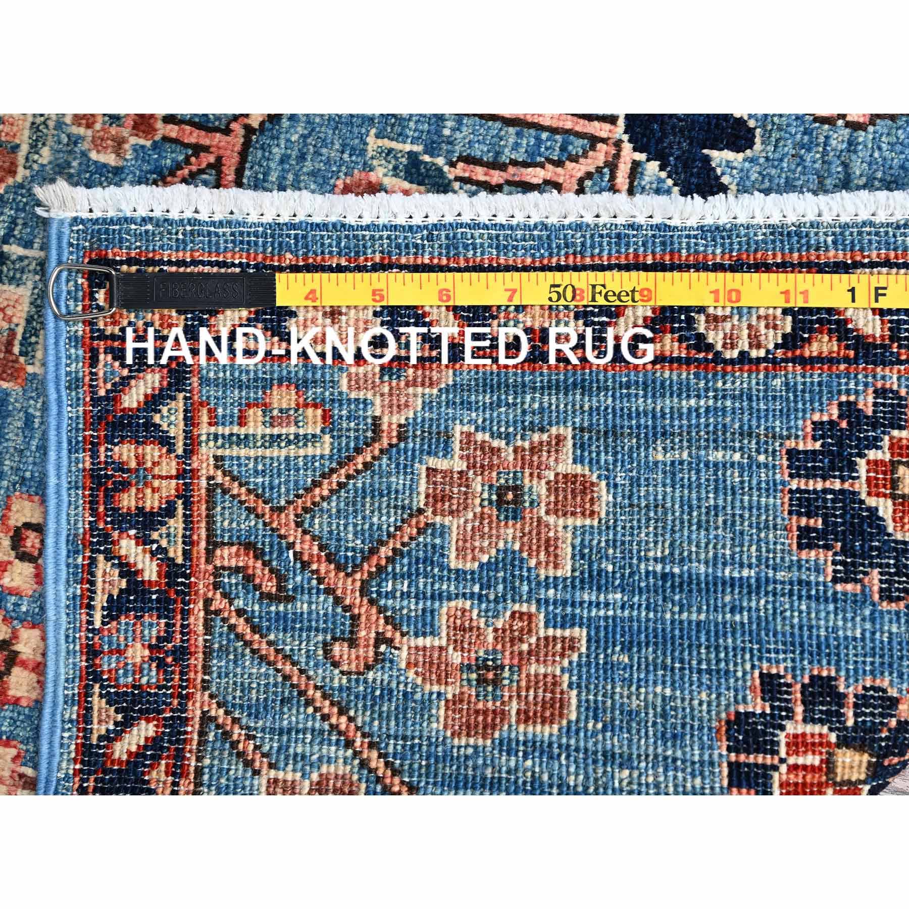 Tribal-Geometric-Hand-Knotted-Rug-11890