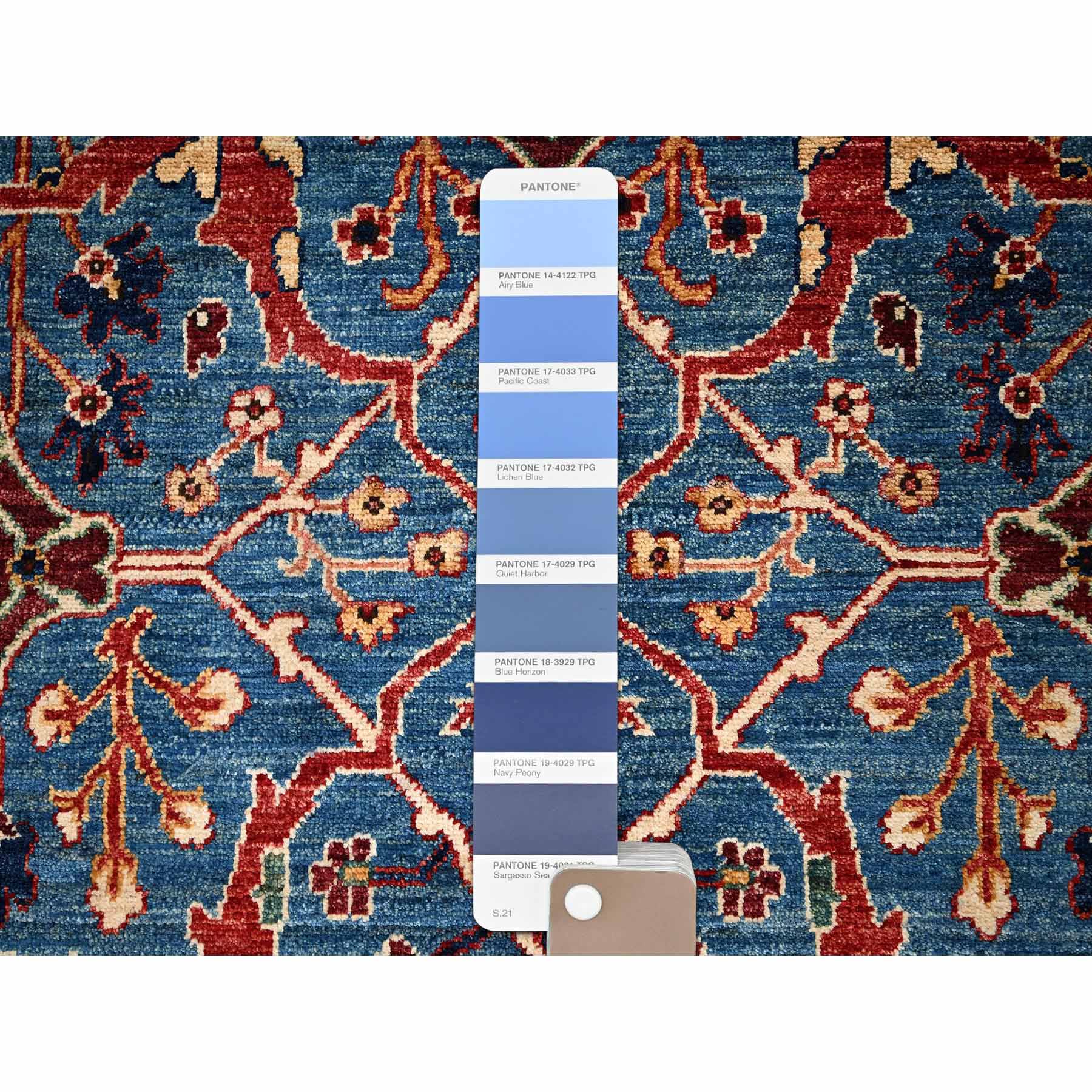 Tribal-Geometric-Hand-Knotted-Rug-11895