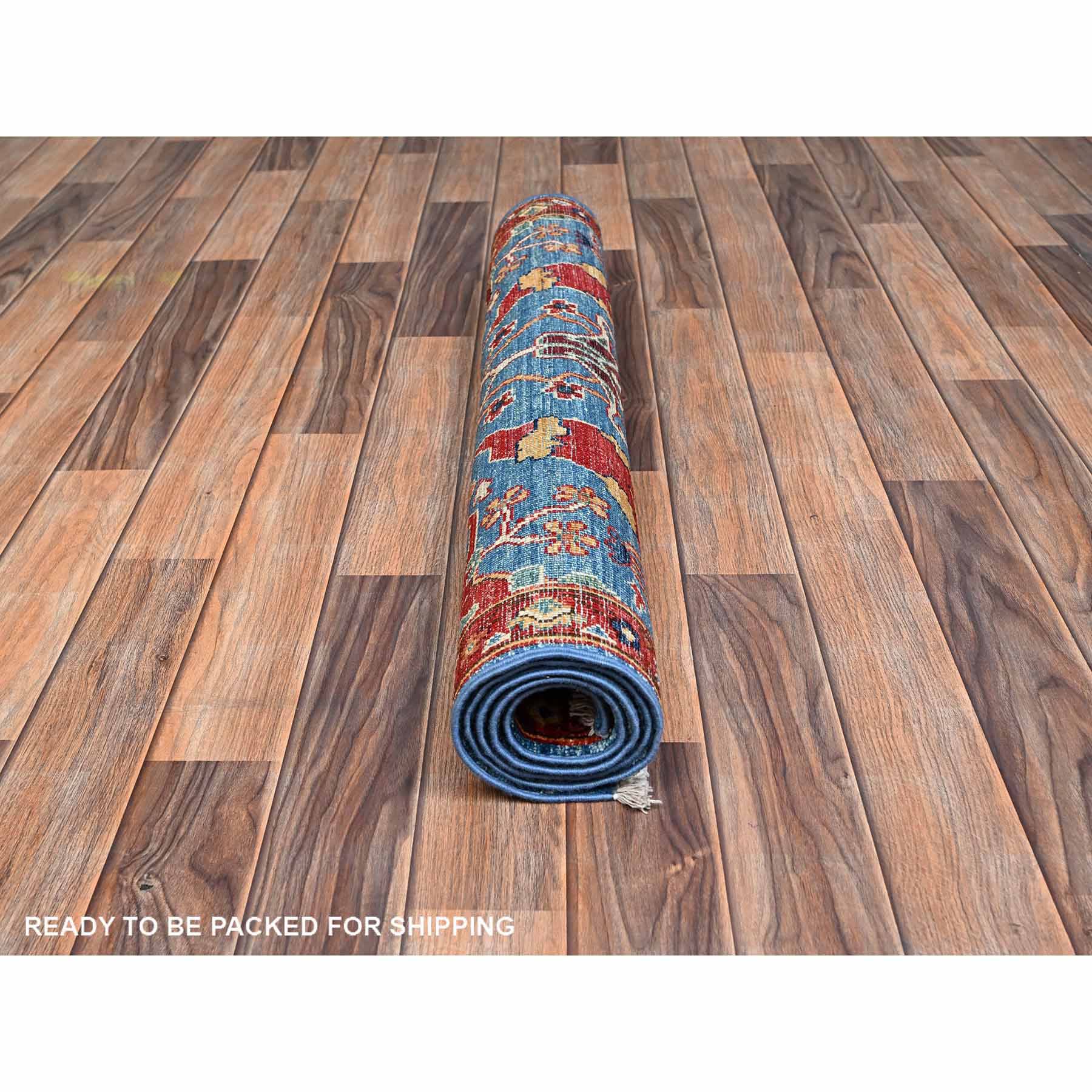 Tribal-Geometric-Hand-Knotted-Rug-11895