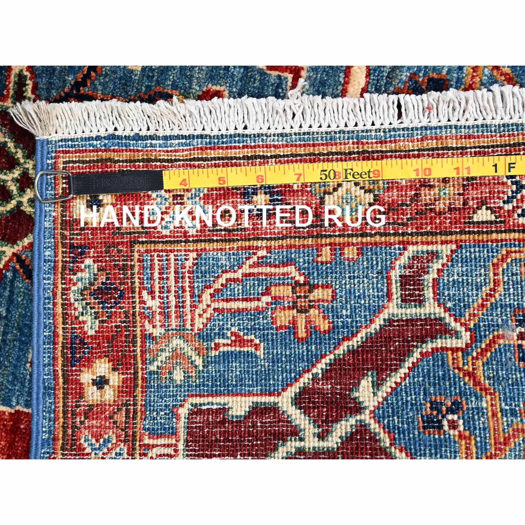 Tribal-Geometric-Hand-Knotted-Rug-11895