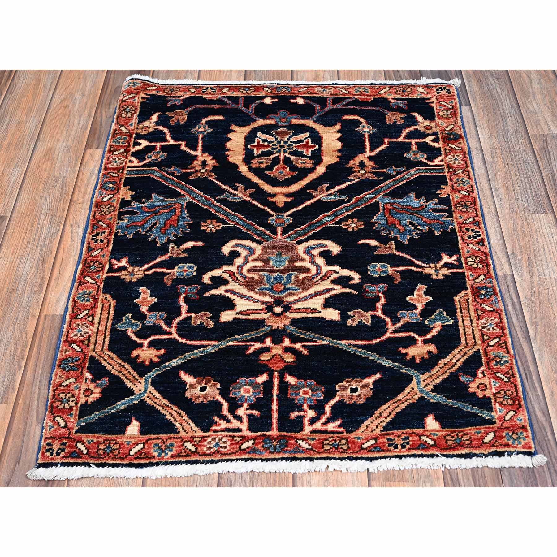 Tribal-Geometric-Hand-Knotted-Rug-11900