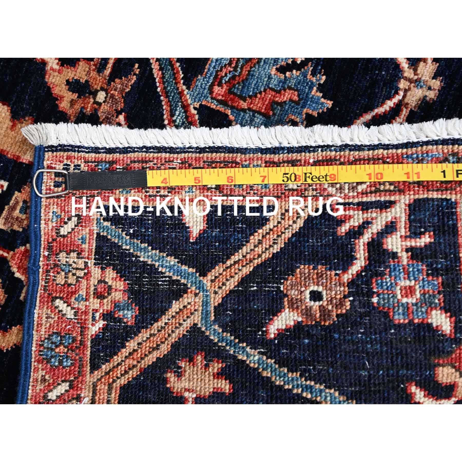 Tribal-Geometric-Hand-Knotted-Rug-11900