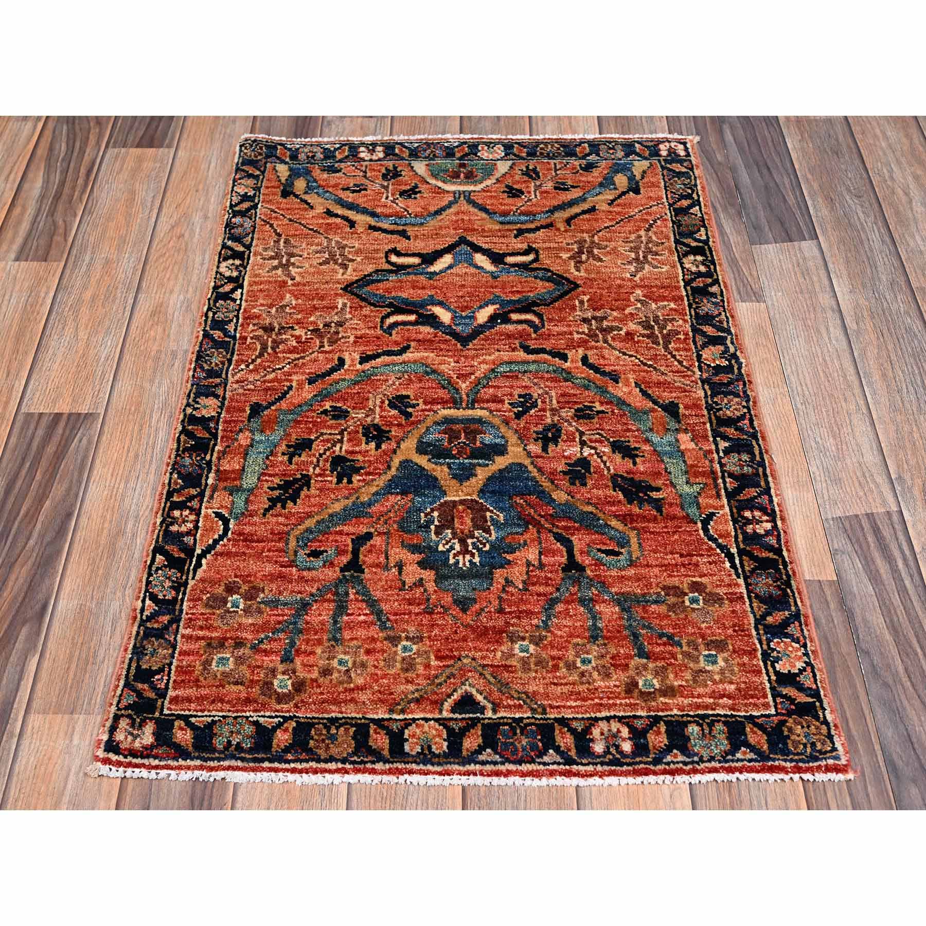 Tribal-Geometric-Hand-Knotted-Rug-11905